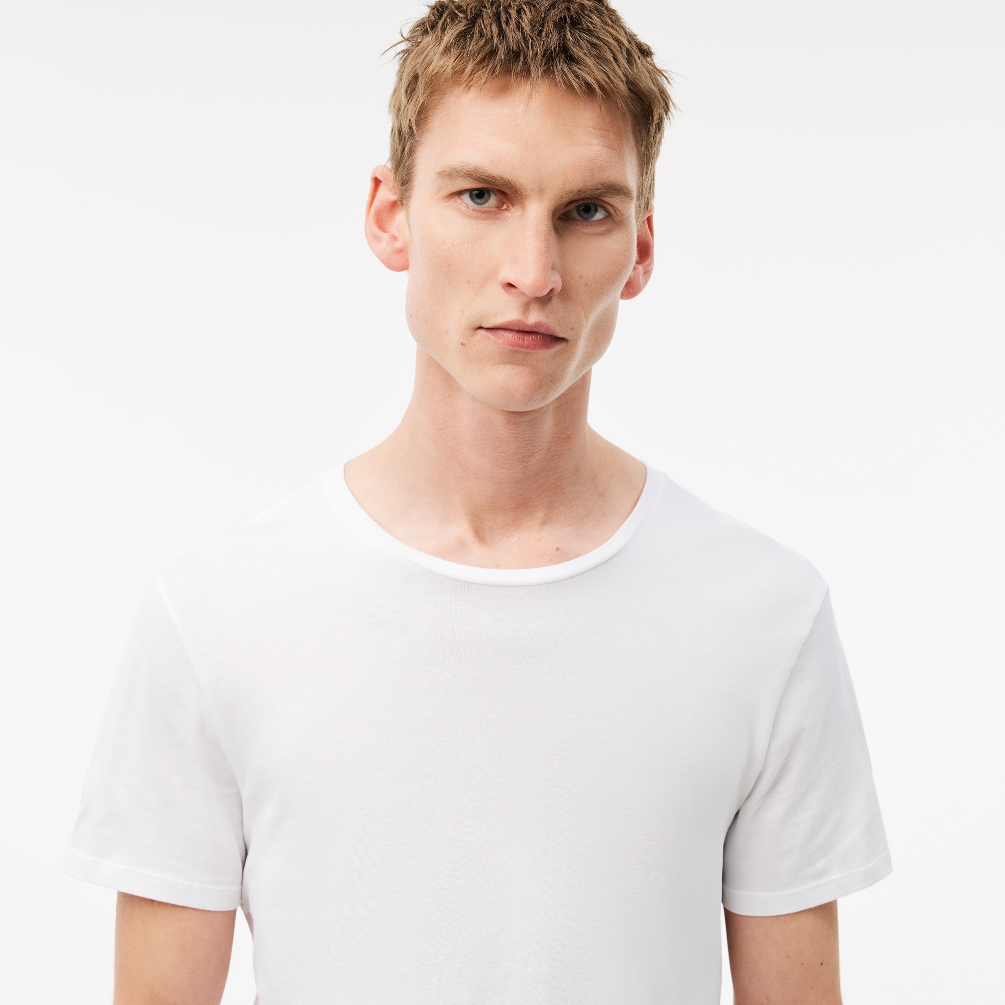 Lacoste Erkek Bisiklet Yaka 3'lü Atlet