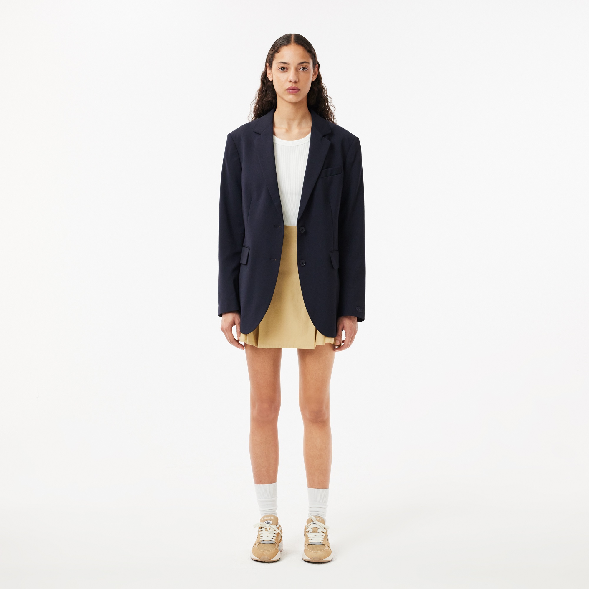 Lacoste SPORT Storm 96 Lo Vintage Kadın Kahverengi Sneaker