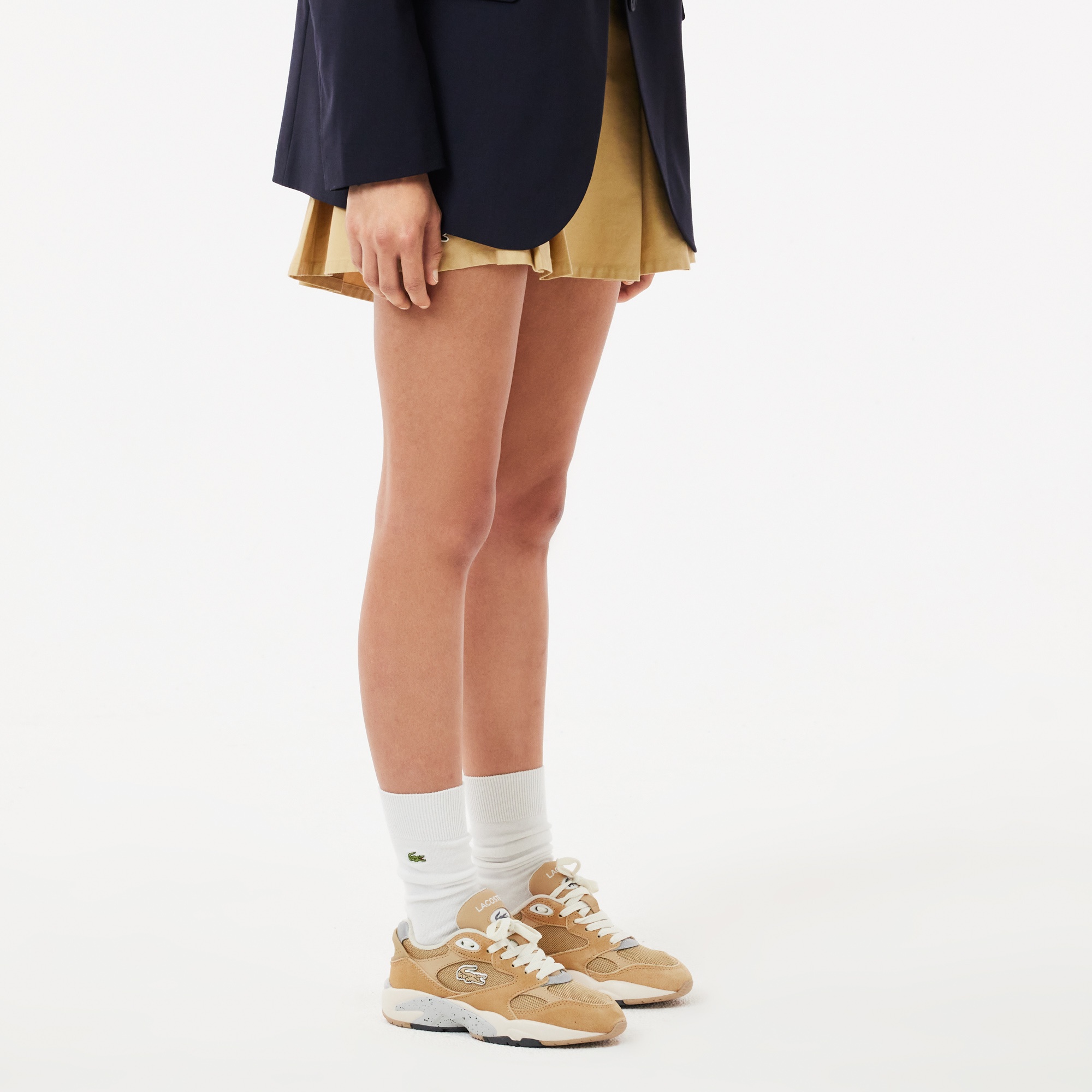 Lacoste SPORT Storm 96 Lo Vintage Kadın Kahverengi Sneaker