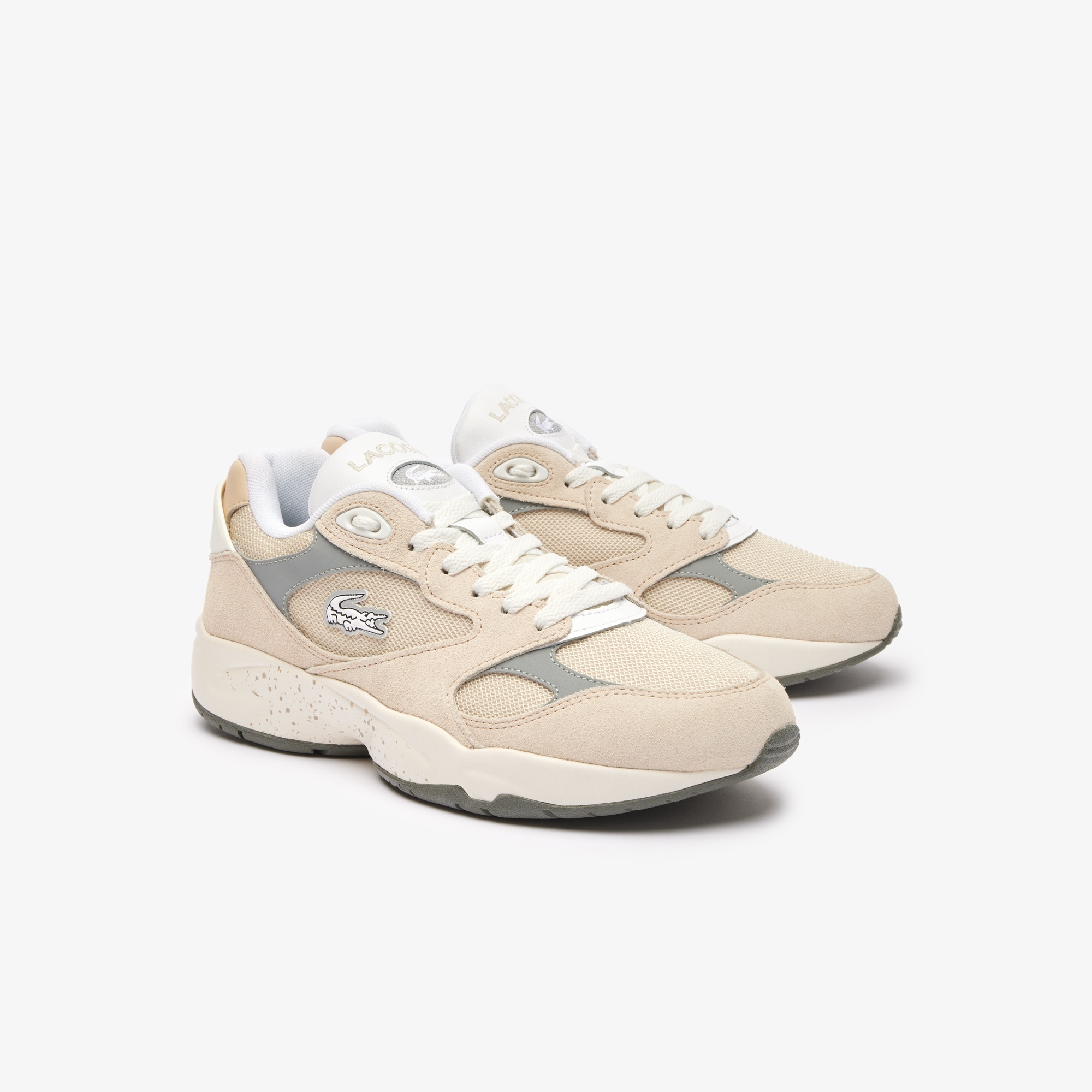 Lacoste SPORT Storm 96 Lo Vintage Erkek Bej Sneaker