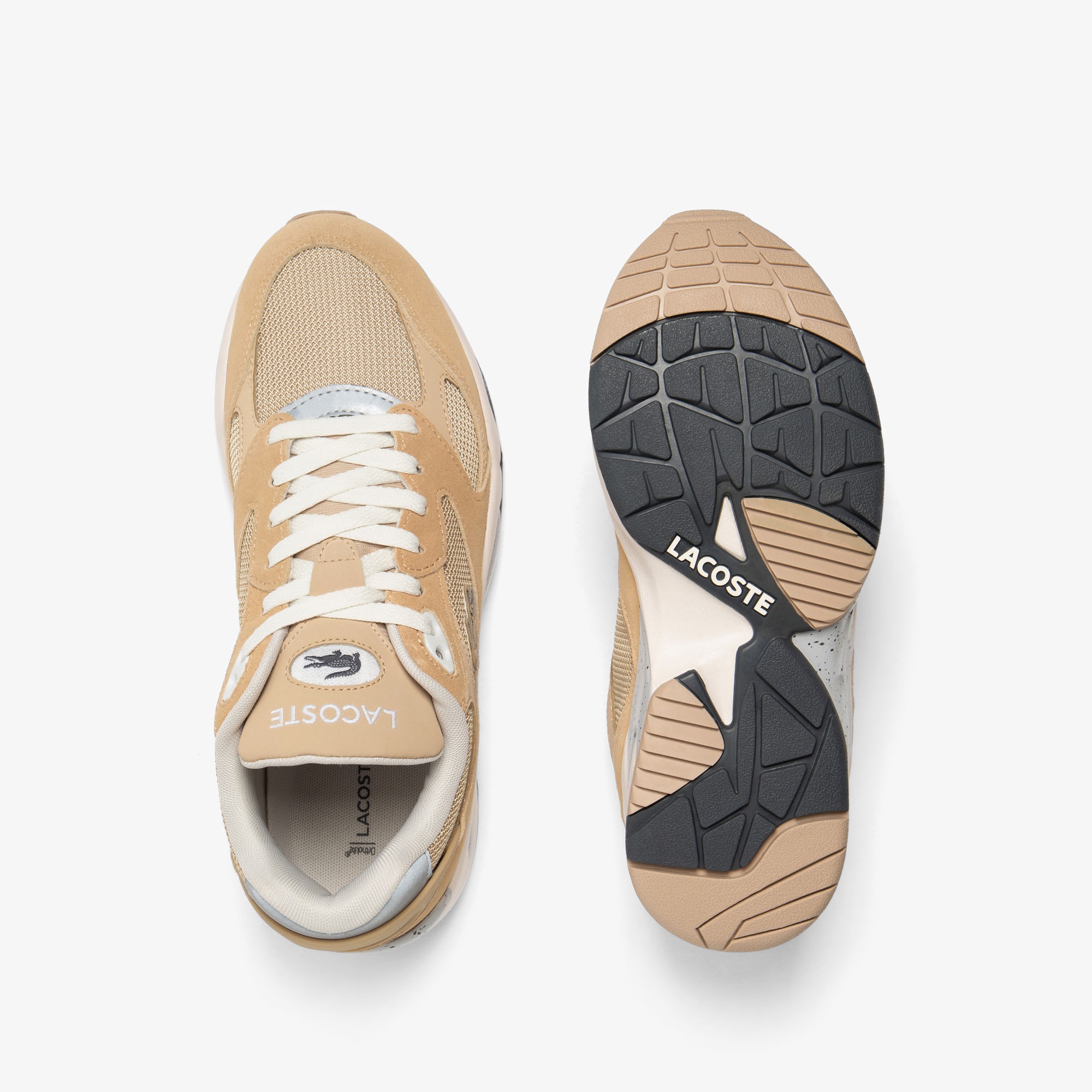 Lacoste SPORT Storm 96 Lo Vintage Erkek Açık Kahverengi Sneaker