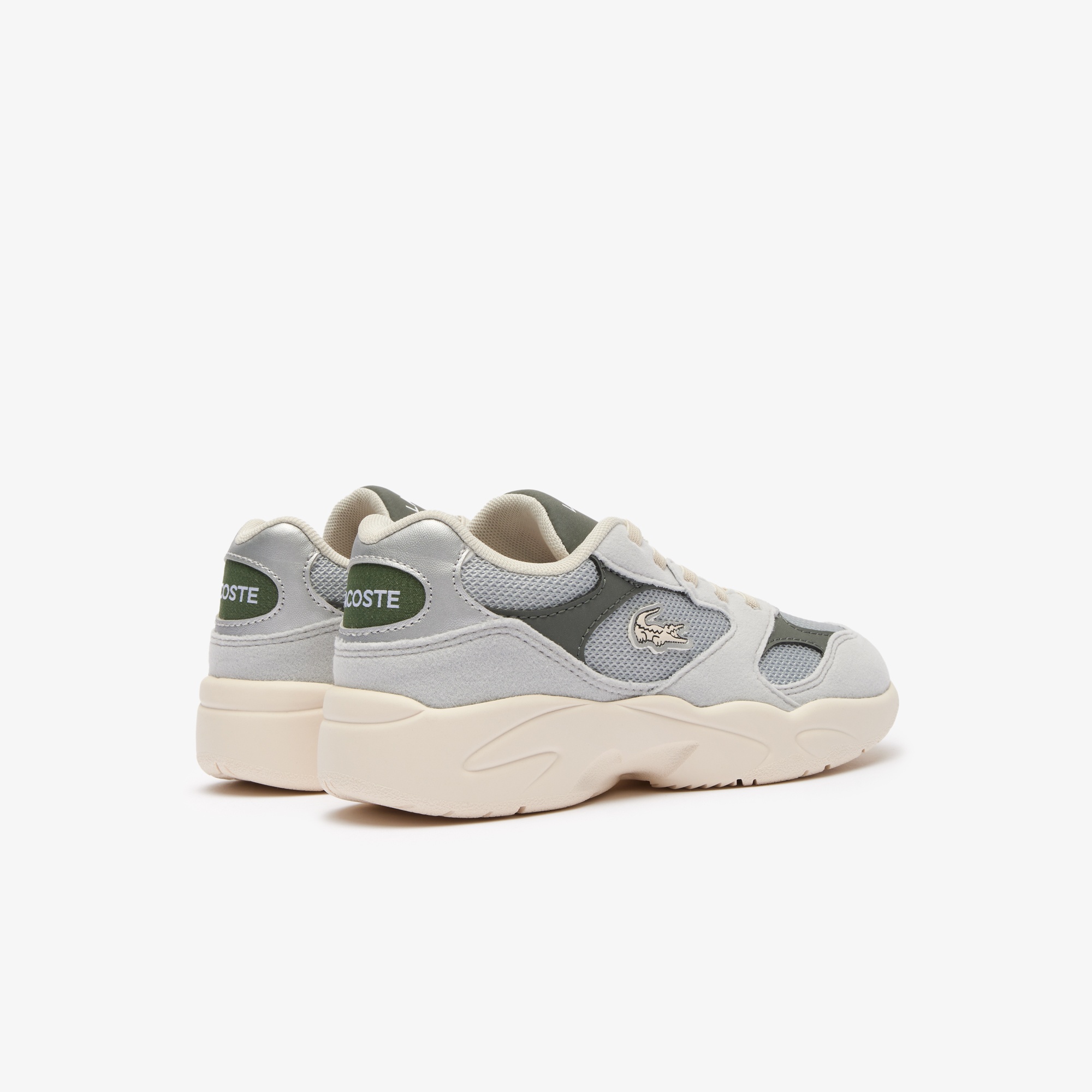 Lacoste Storm 96 Lo Vintage Çocuk Gri Sneaker