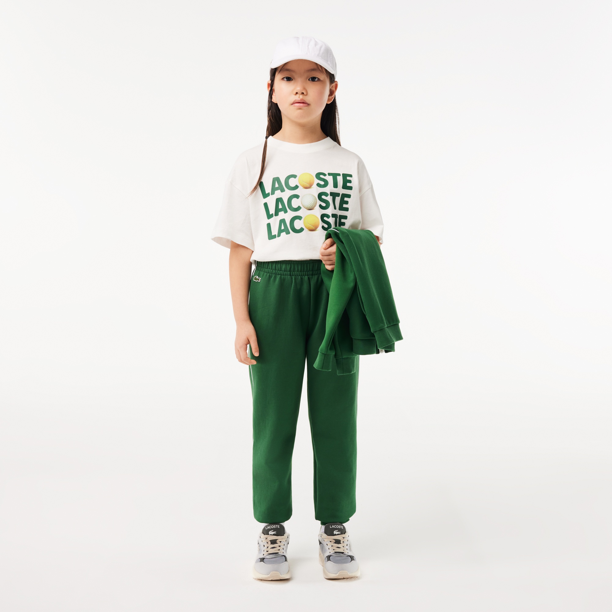 Lacoste Storm 96 Lo Vintage Çocuk Gri Sneaker