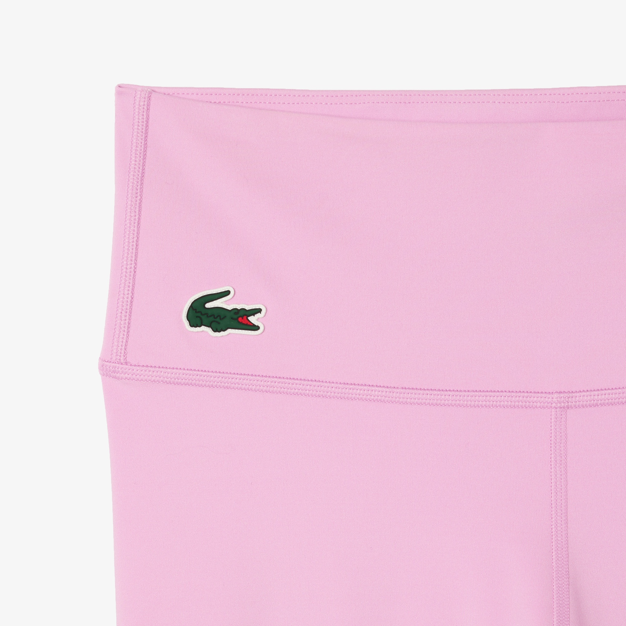 Lacoste Kadın Slim Fit Baskılı Pembe Tayt