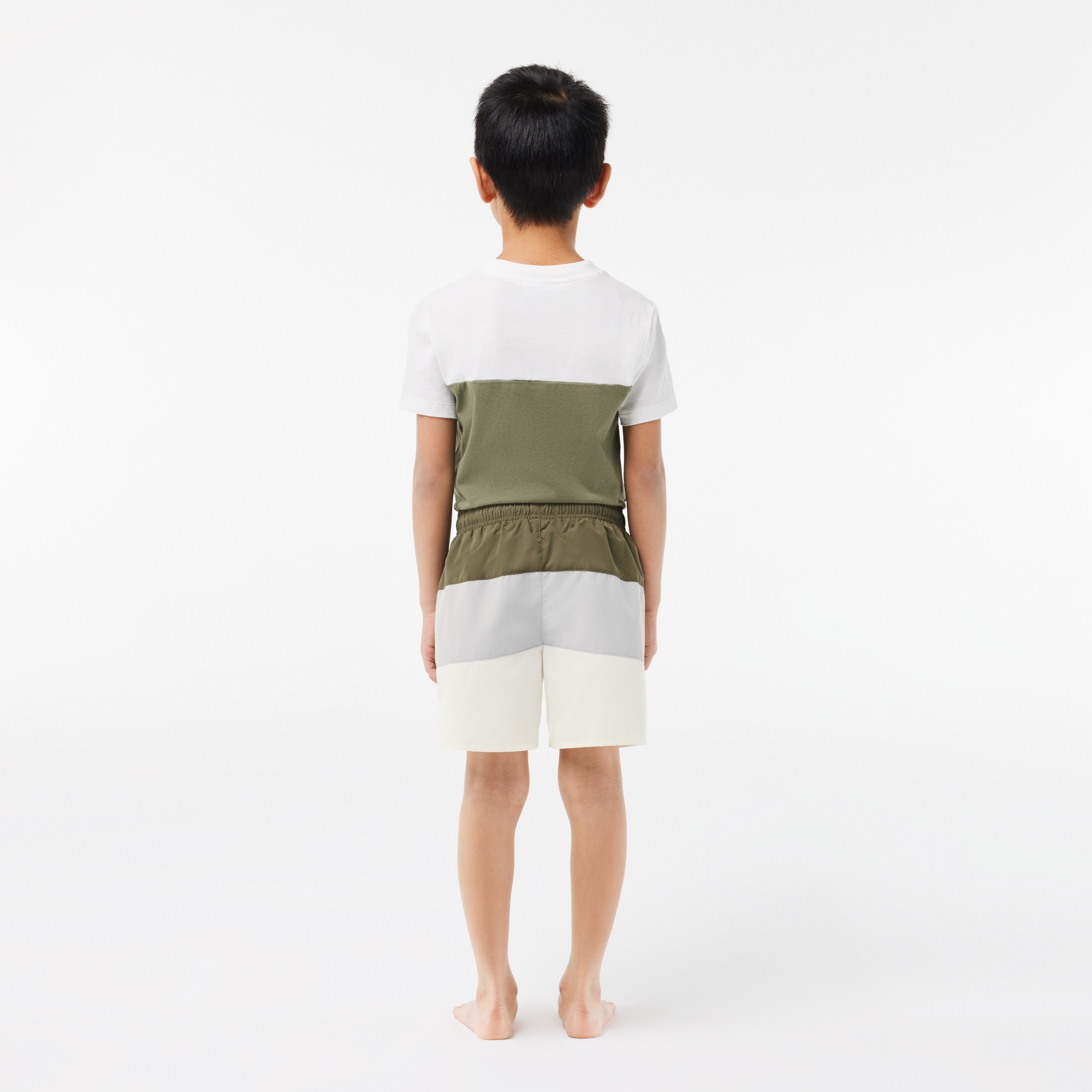 Lacoste Erkek Çocuk Baskılı Renkli Mayo Şort