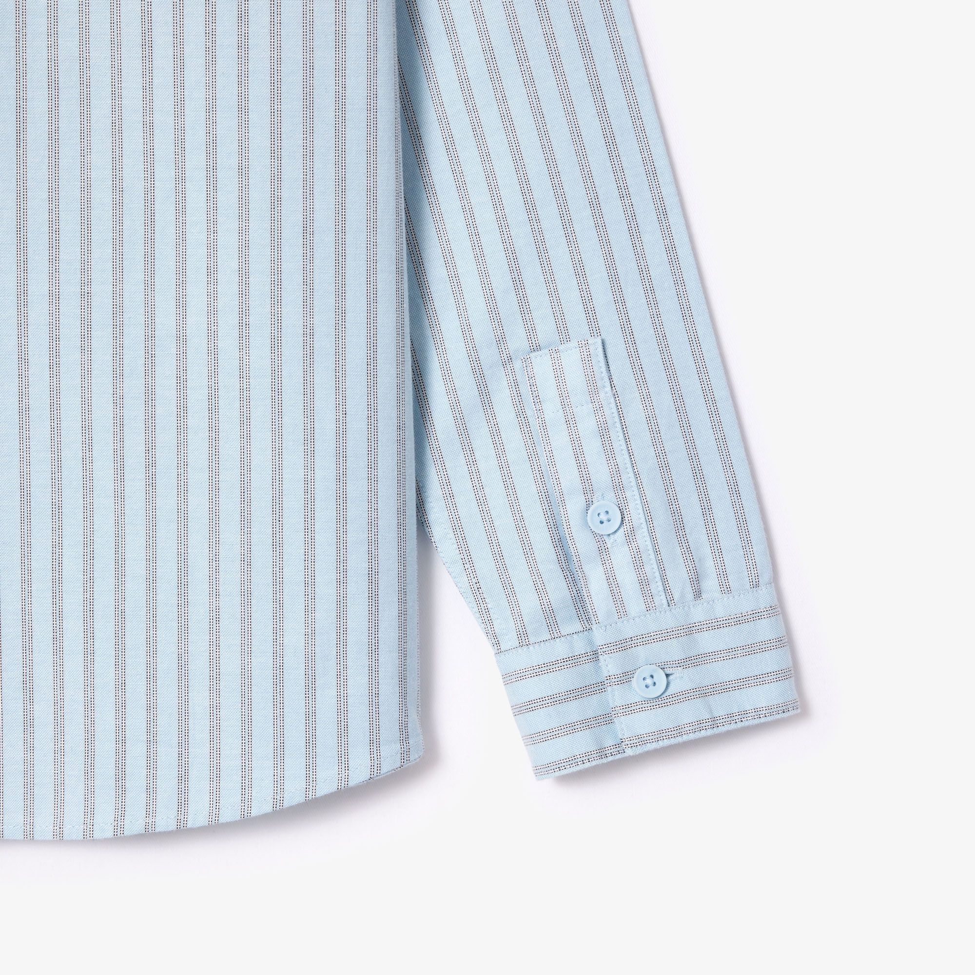 Lacoste Çocuk Çizgili Mavi Gömlek