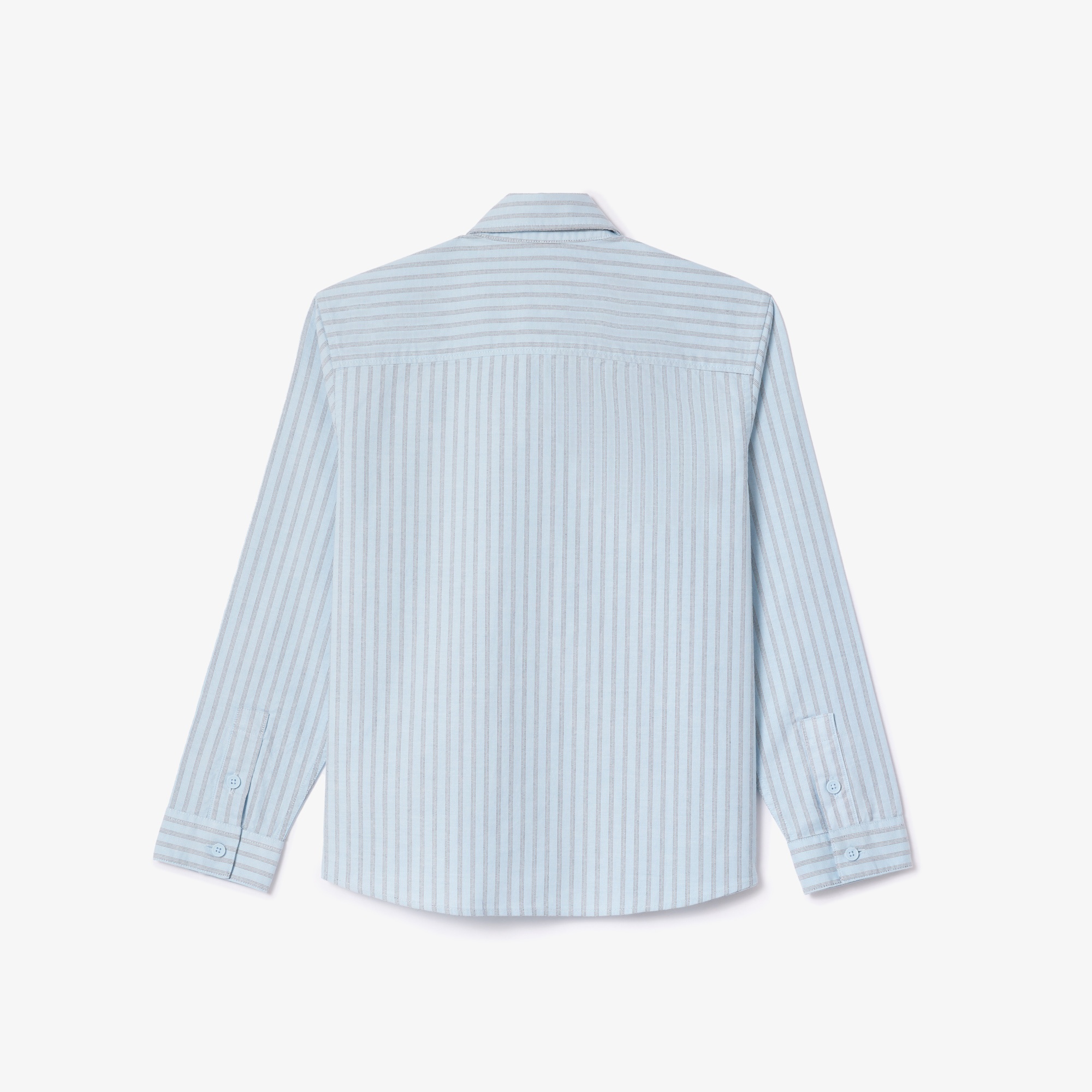 Lacoste Çocuk Çizgili Mavi Gömlek