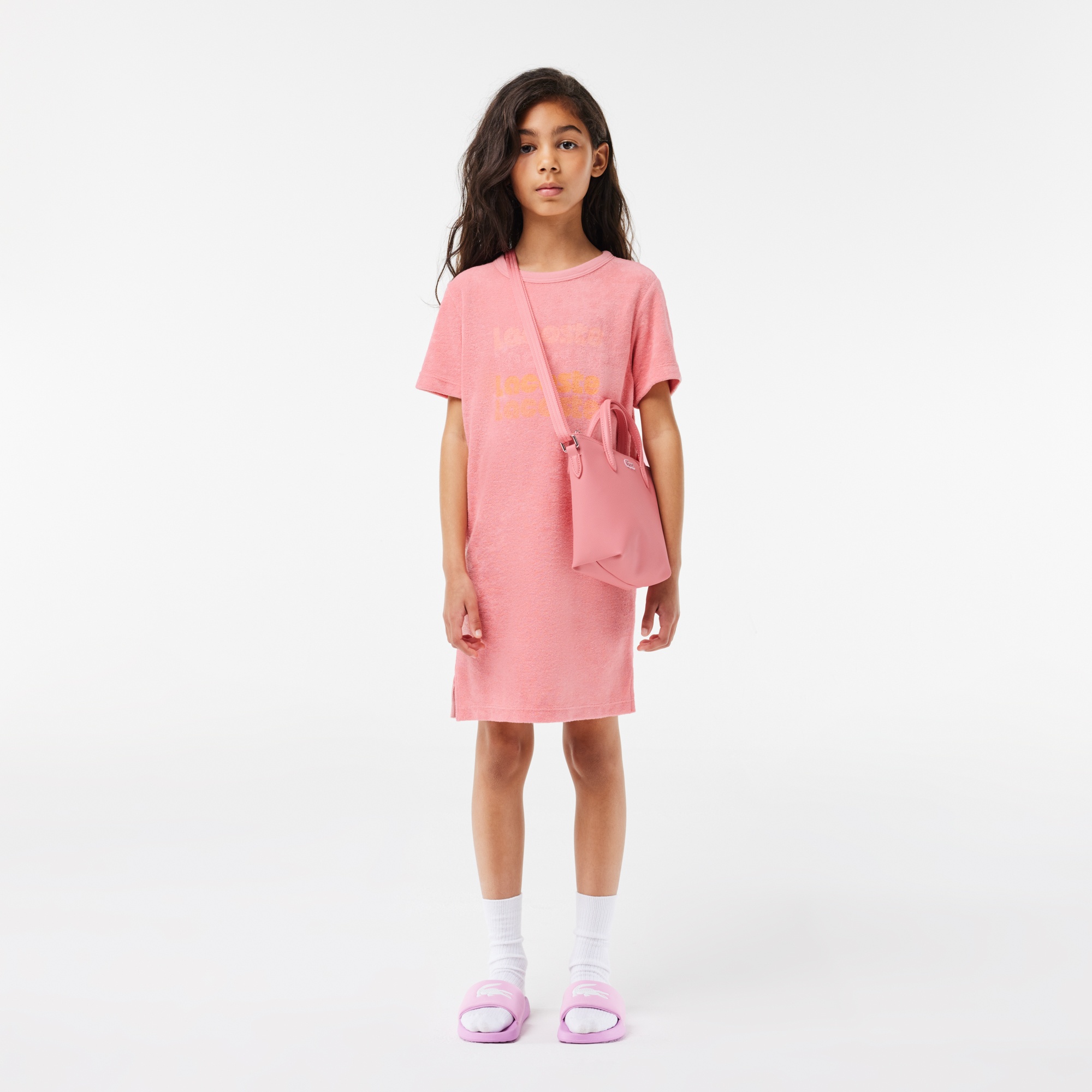 Lacoste Kız Çocuk Pembe Elbise