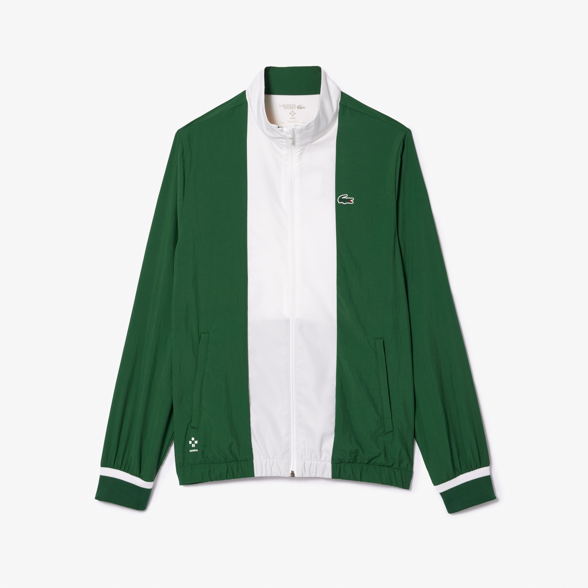 Lacoste SPORT x Daniil Medvedev Erkek Regular Fit Renk Bloklu Yeşil Eşofman Takımı