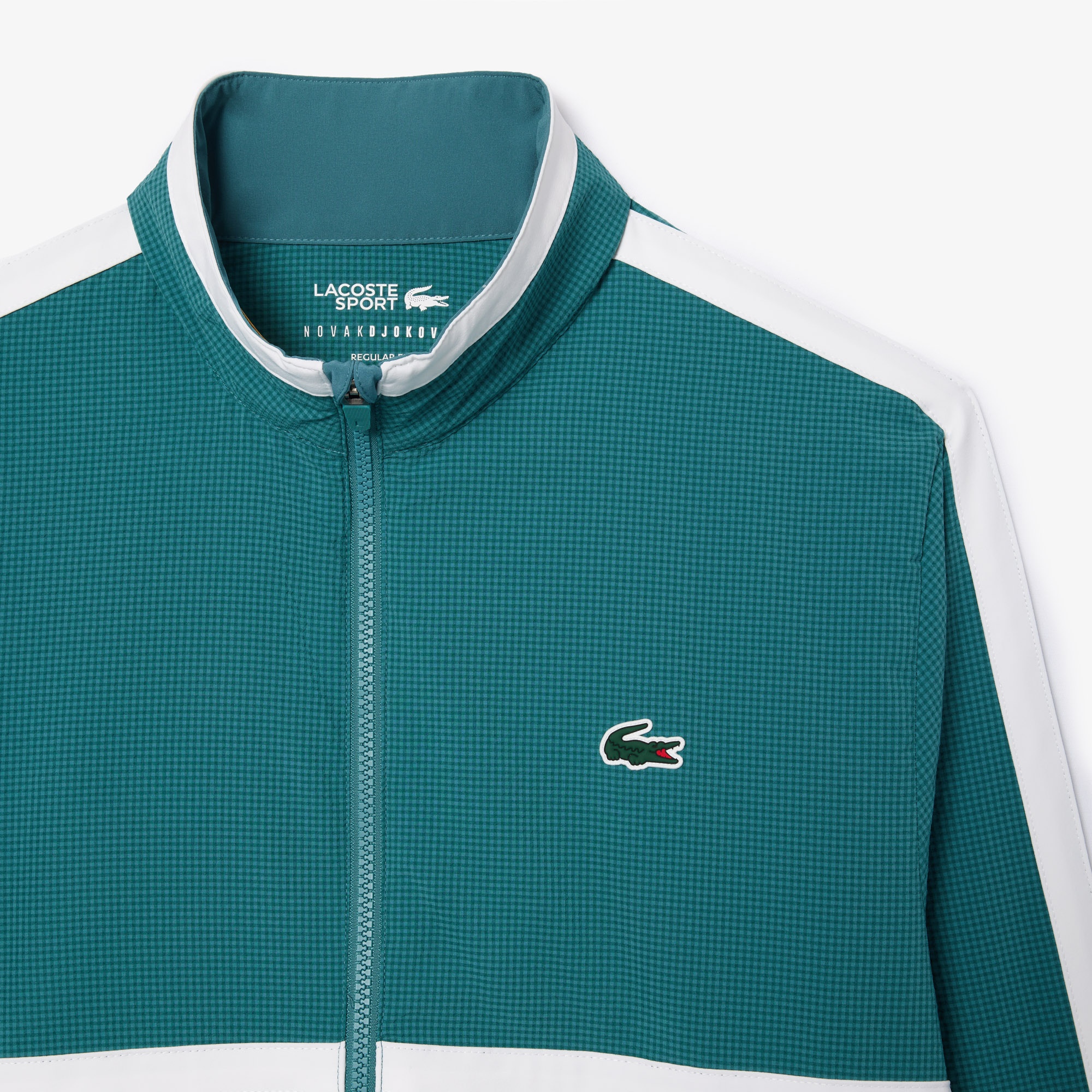 Lacoste SPORT x Novak Djokovic Erkek Regular Fit Uzun Kollu Yarım Fermuarlı Mavi Eşofman Takımı