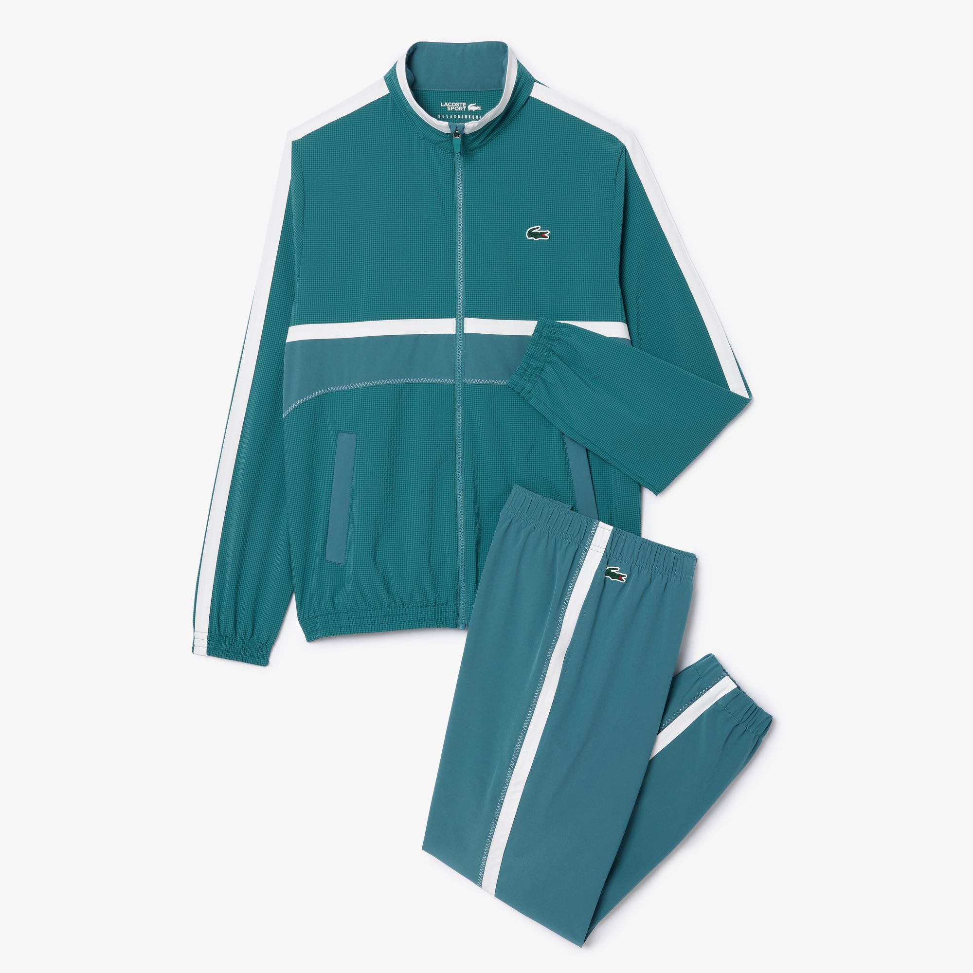 Lacoste SPORT x Novak Djokovic Erkek Regular Fit Uzun Kollu Yarım