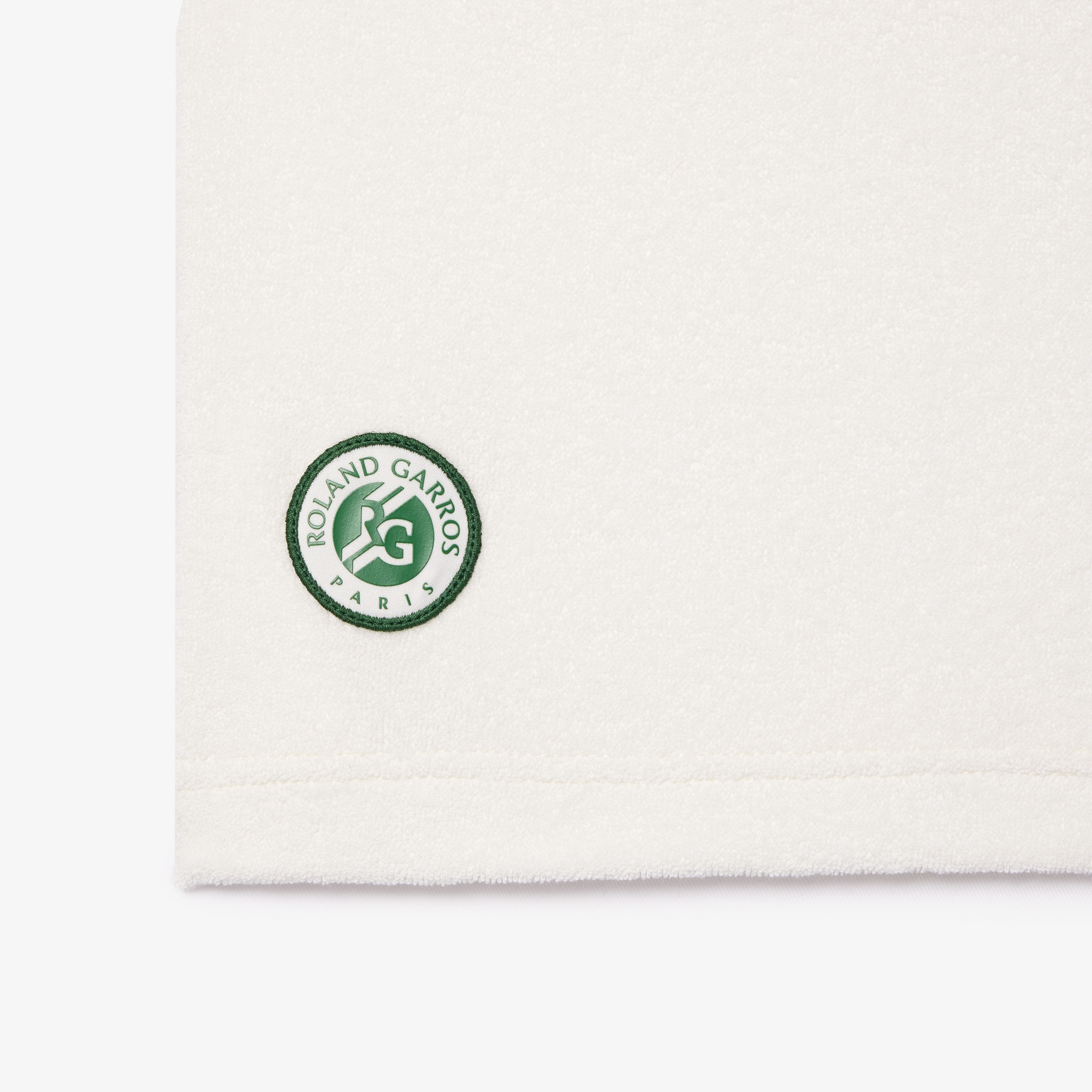 Lacoste x Roland Garros Unisex Relaxed Fit Beyaz Polo