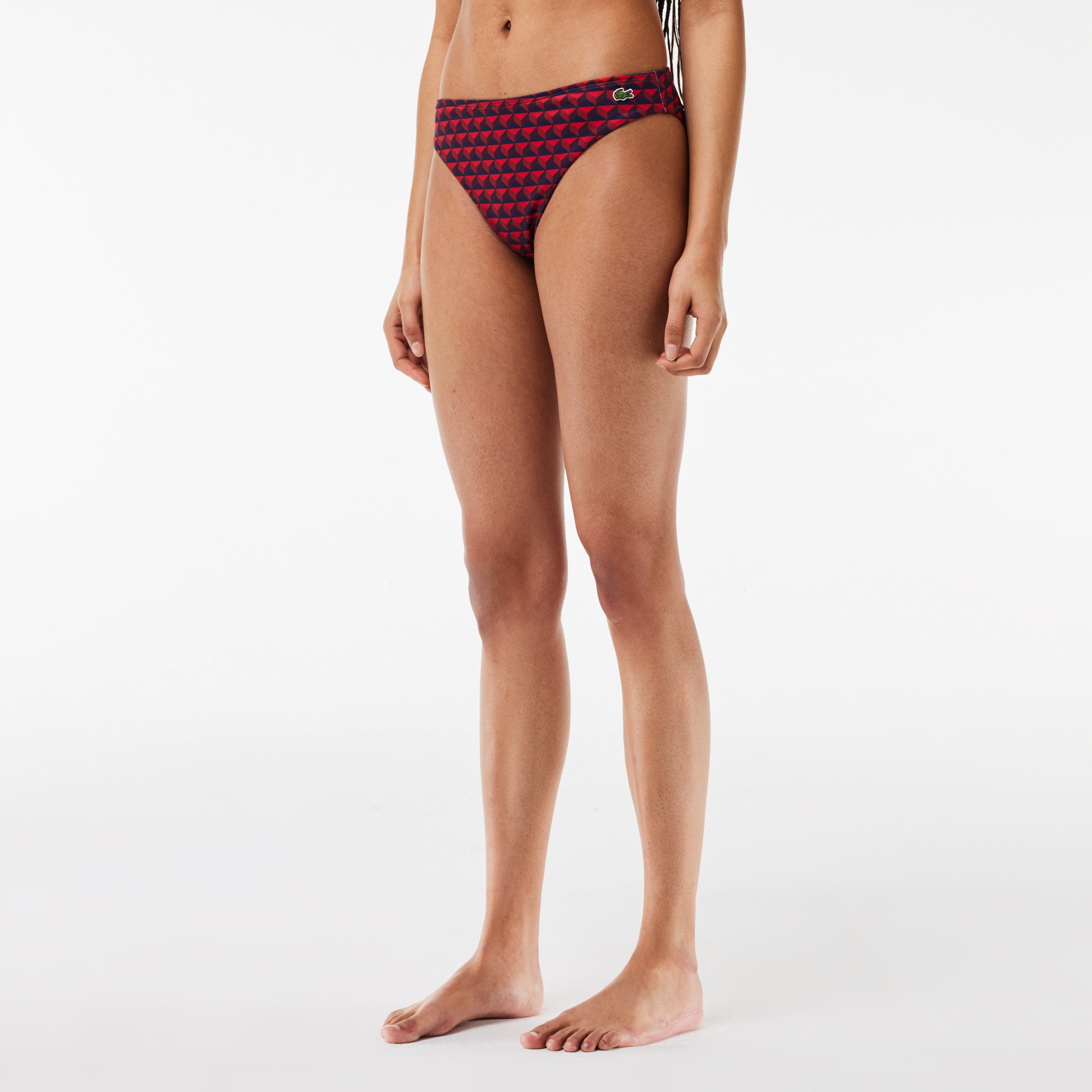 Lacoste Kadın Monogram Bordo Bikini Altı