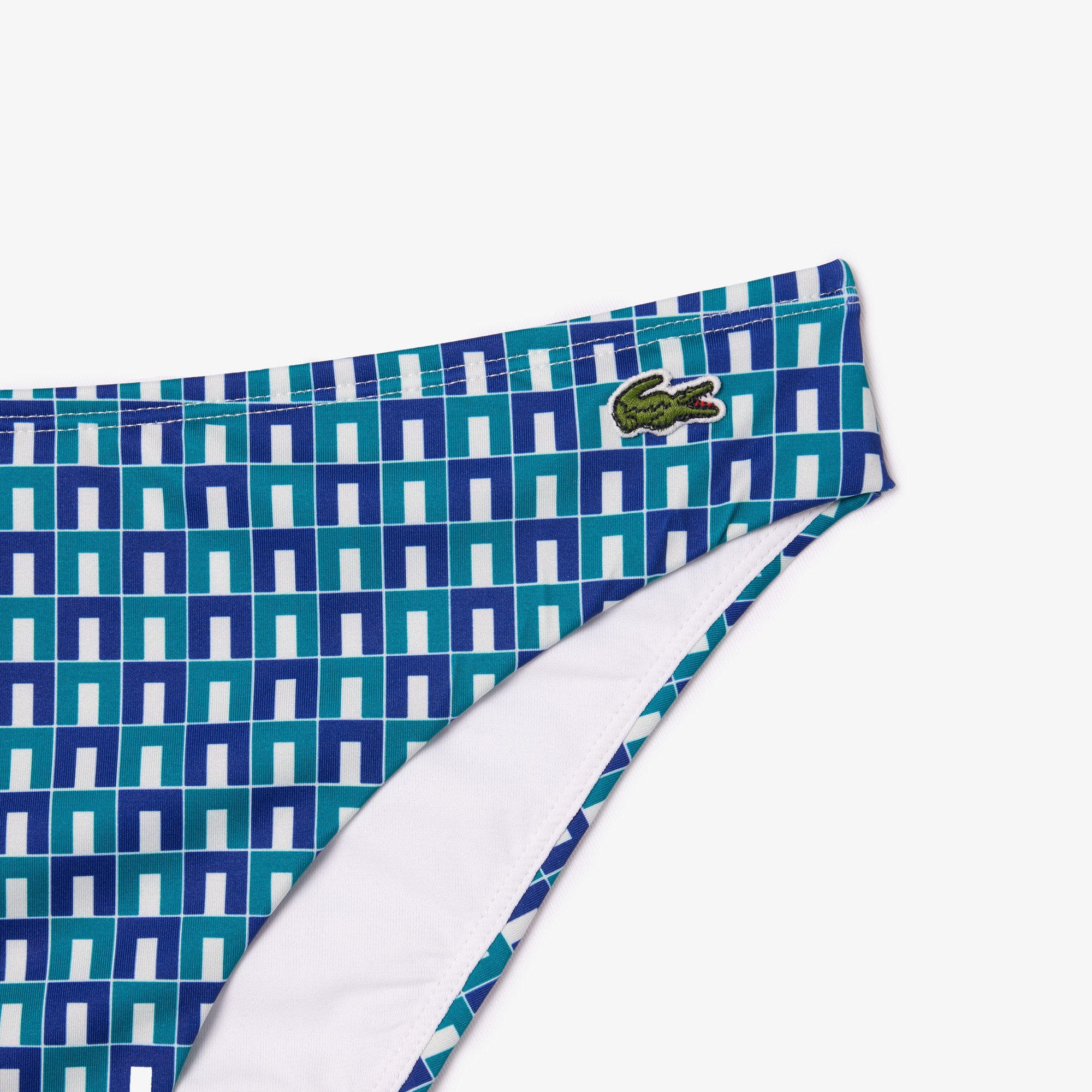 Lacoste Kadın Monogram Mavi Bikini Altı