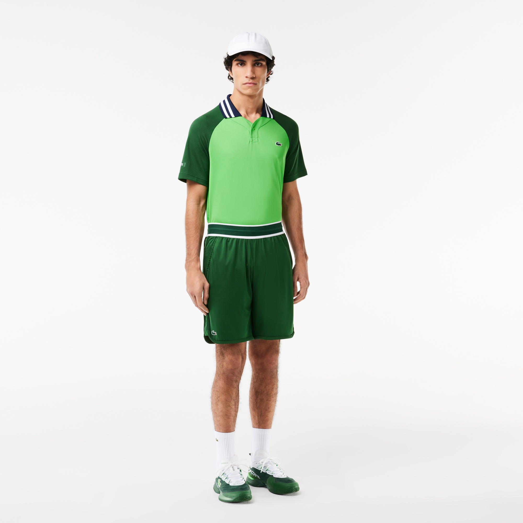 Lacoste SPORT x Daniil Medvedev Erkek Regular Fit Yeşil Şort