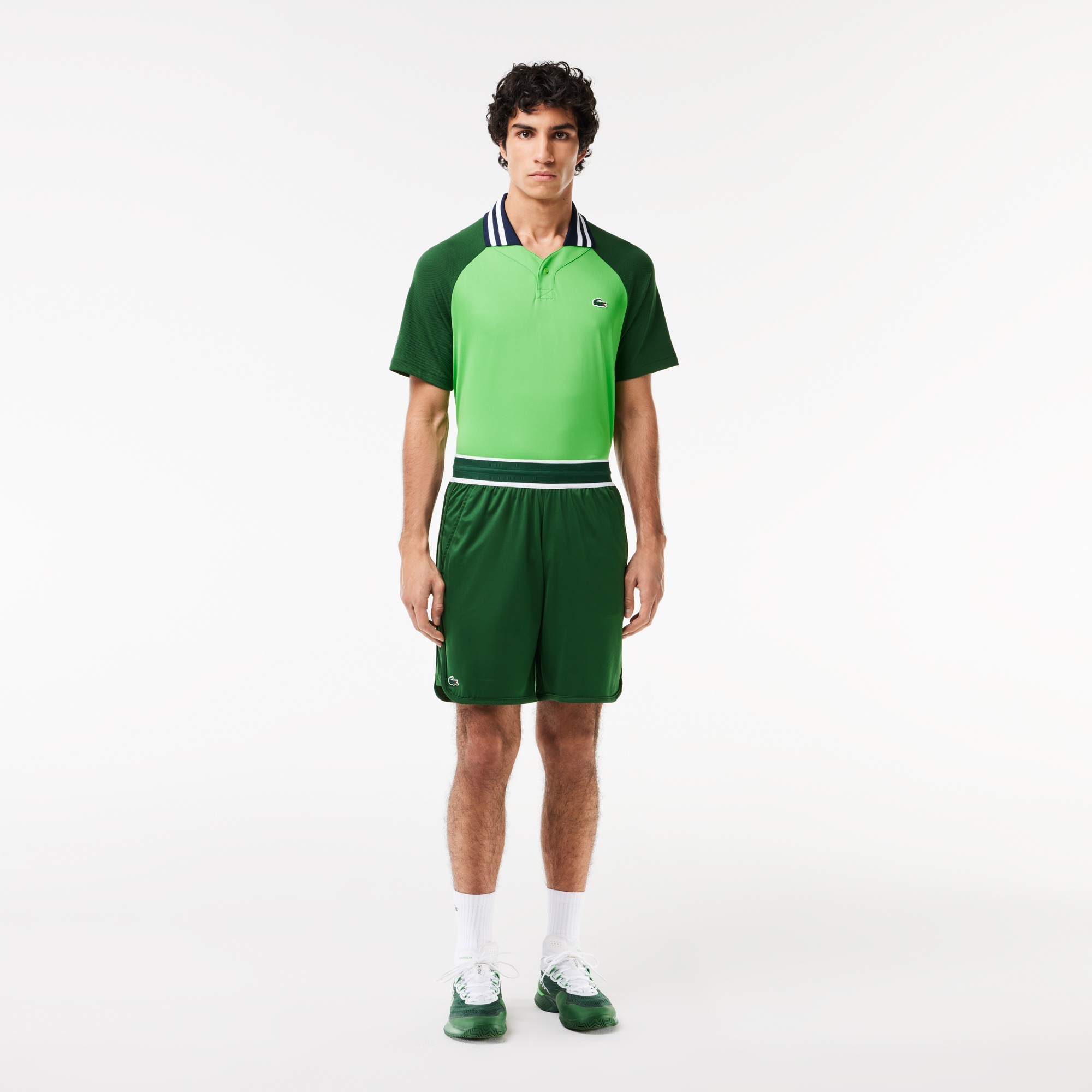 Lacoste SPORT x Daniil Medvedev Erkek Regular Fit Yeşil Şort