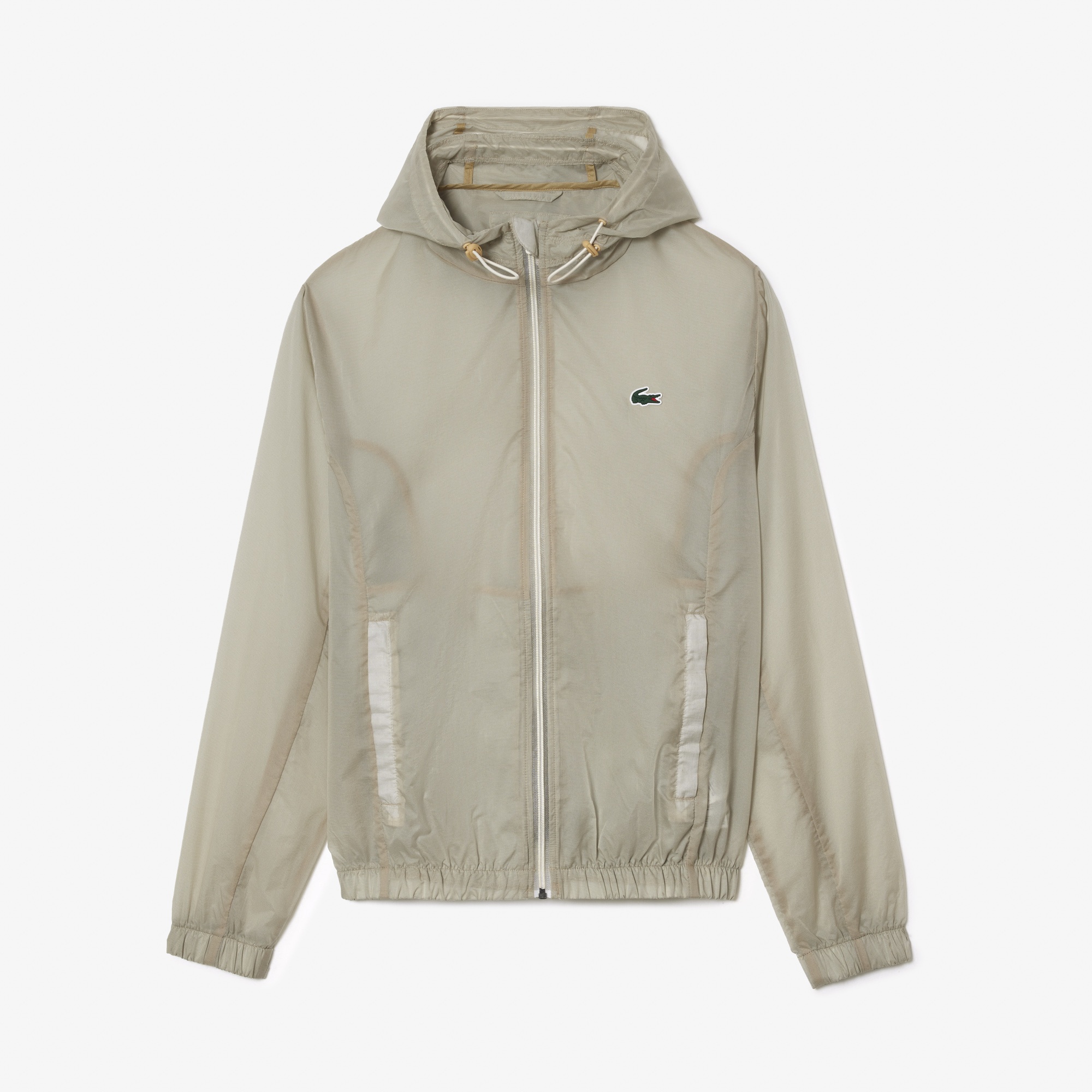 Lacoste Erkek Kapüşonlu Krem Mont