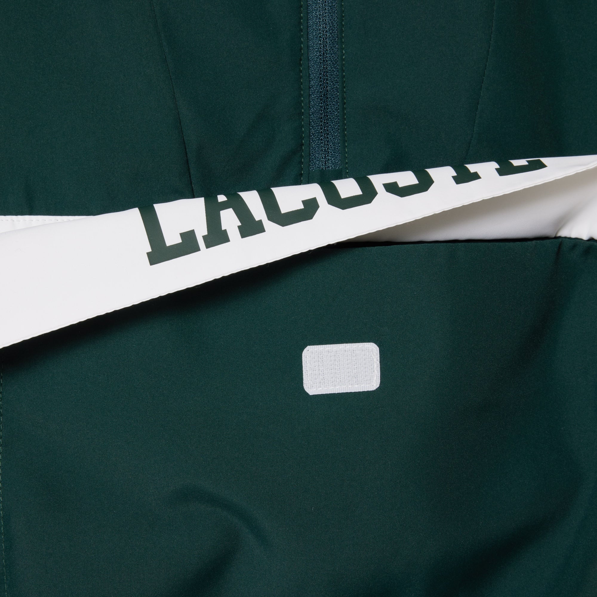 Lacoste Çocuk Kapüşonlu Baskılı Yeşil Mont