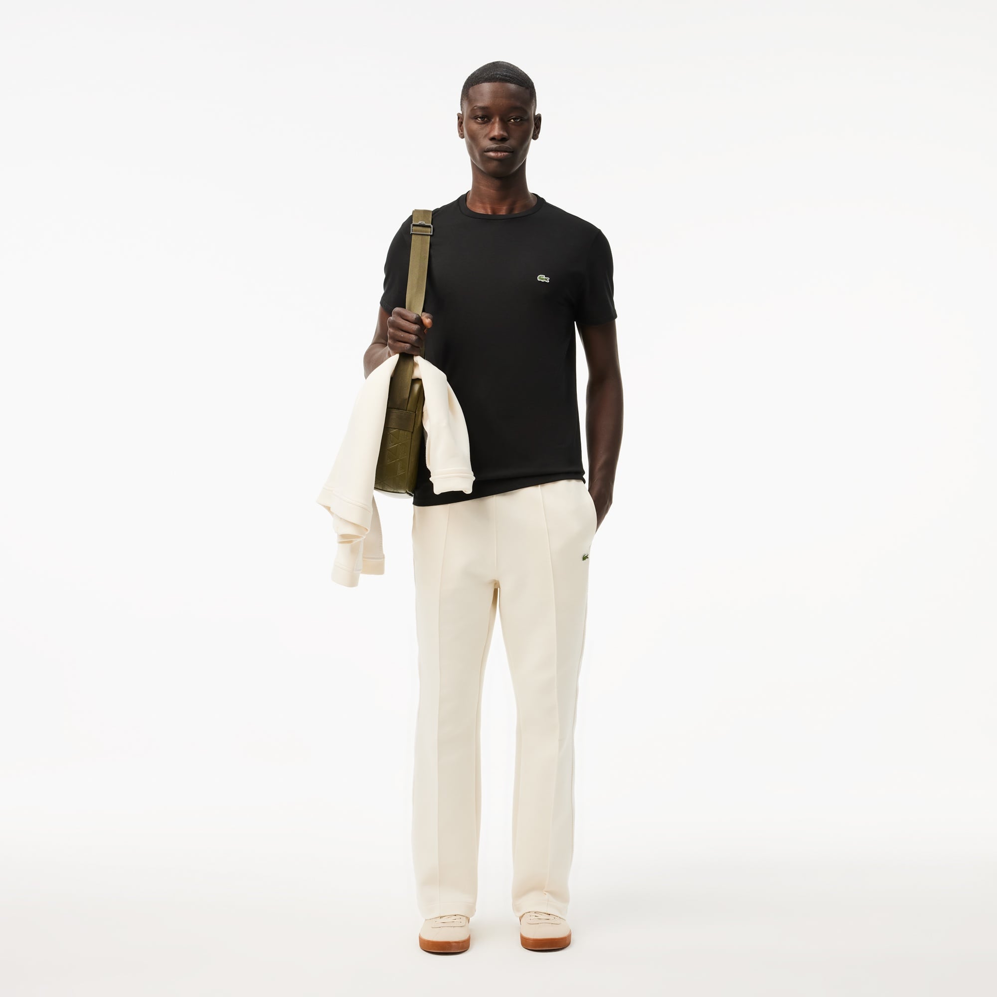 Erkek Regular Fit Bisiklet Yaka Siyah T-Shirt