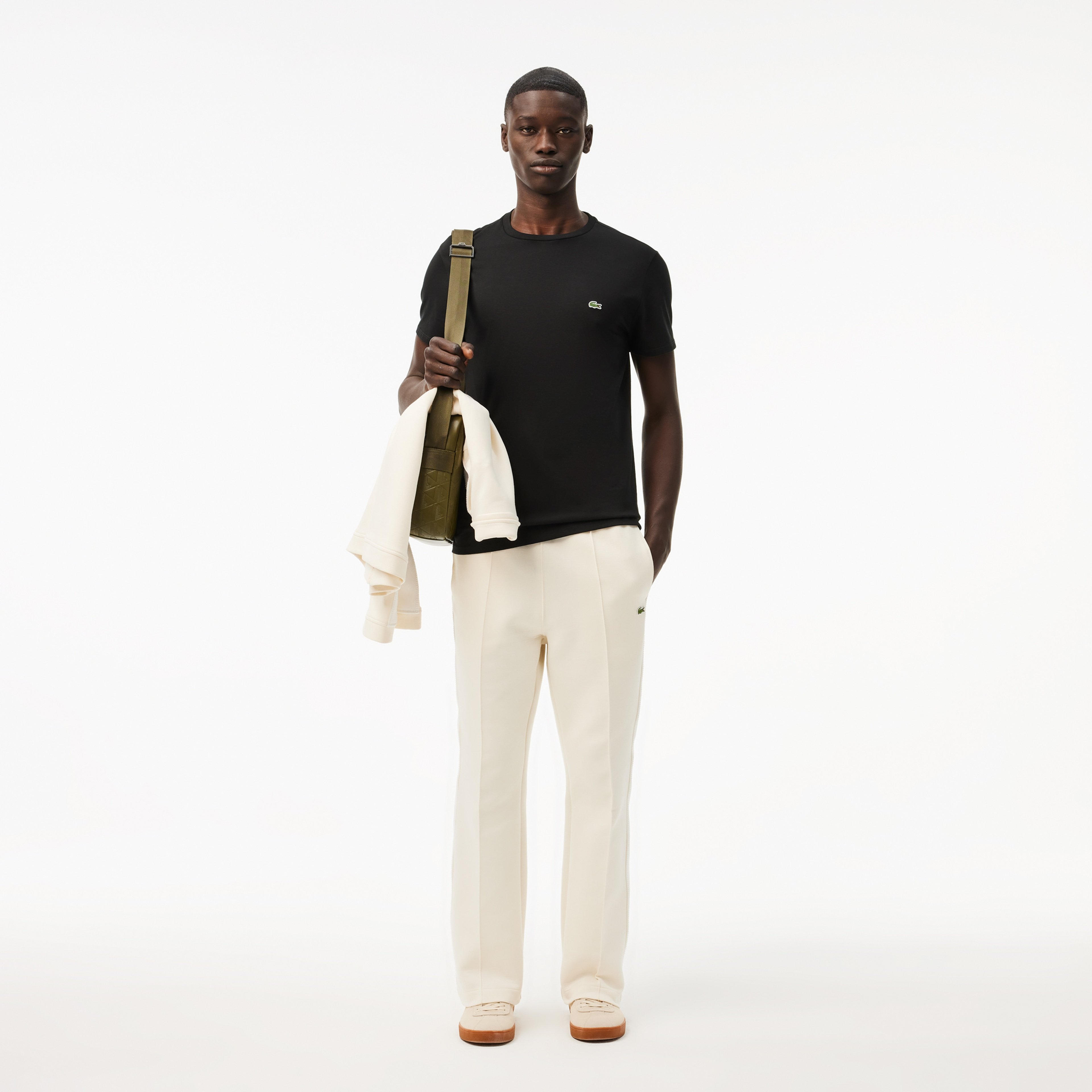 Erkek Regular Fit Bisiklet Yaka Siyah T-Shirt