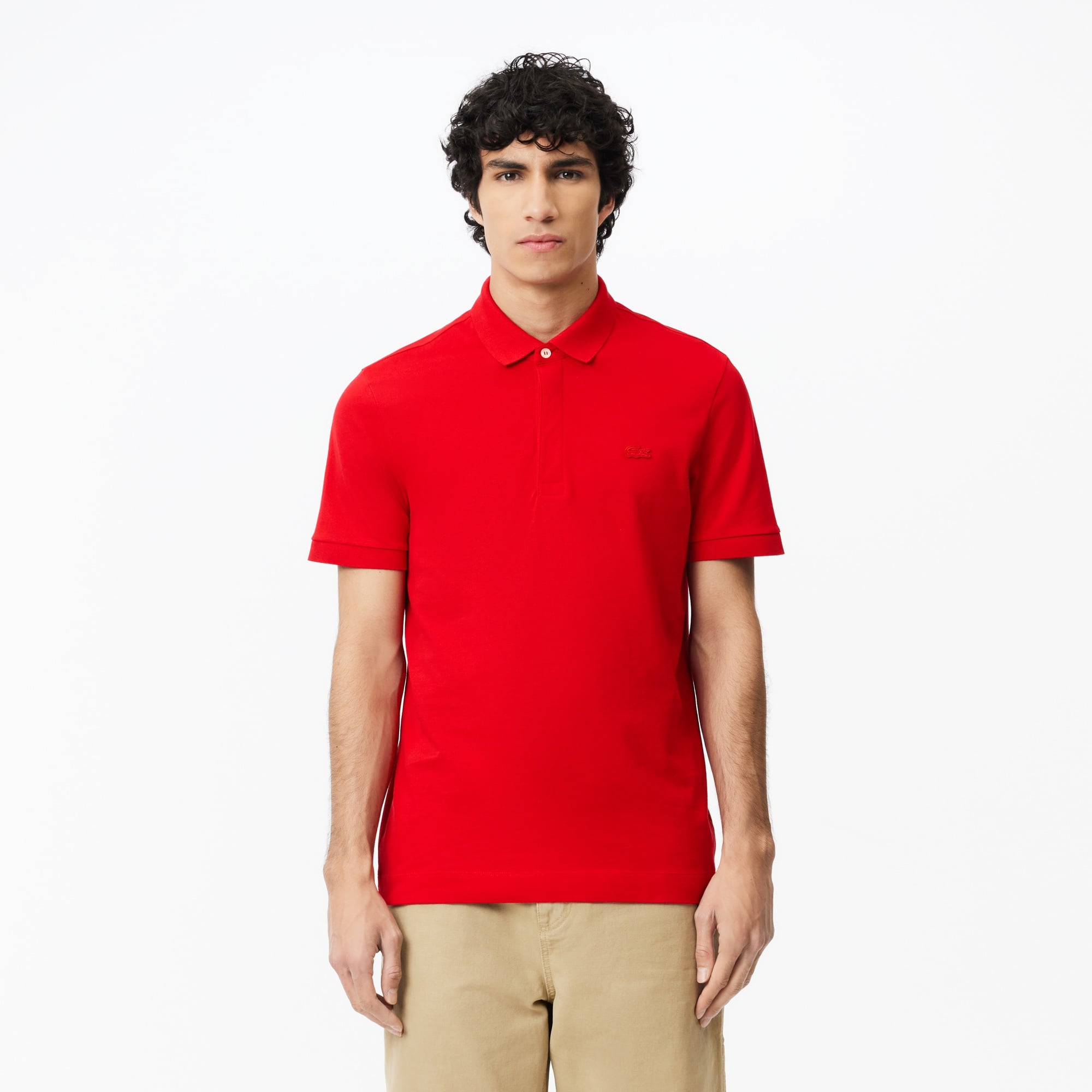 Erkek Regular Fit Paris Kırmızı Polo