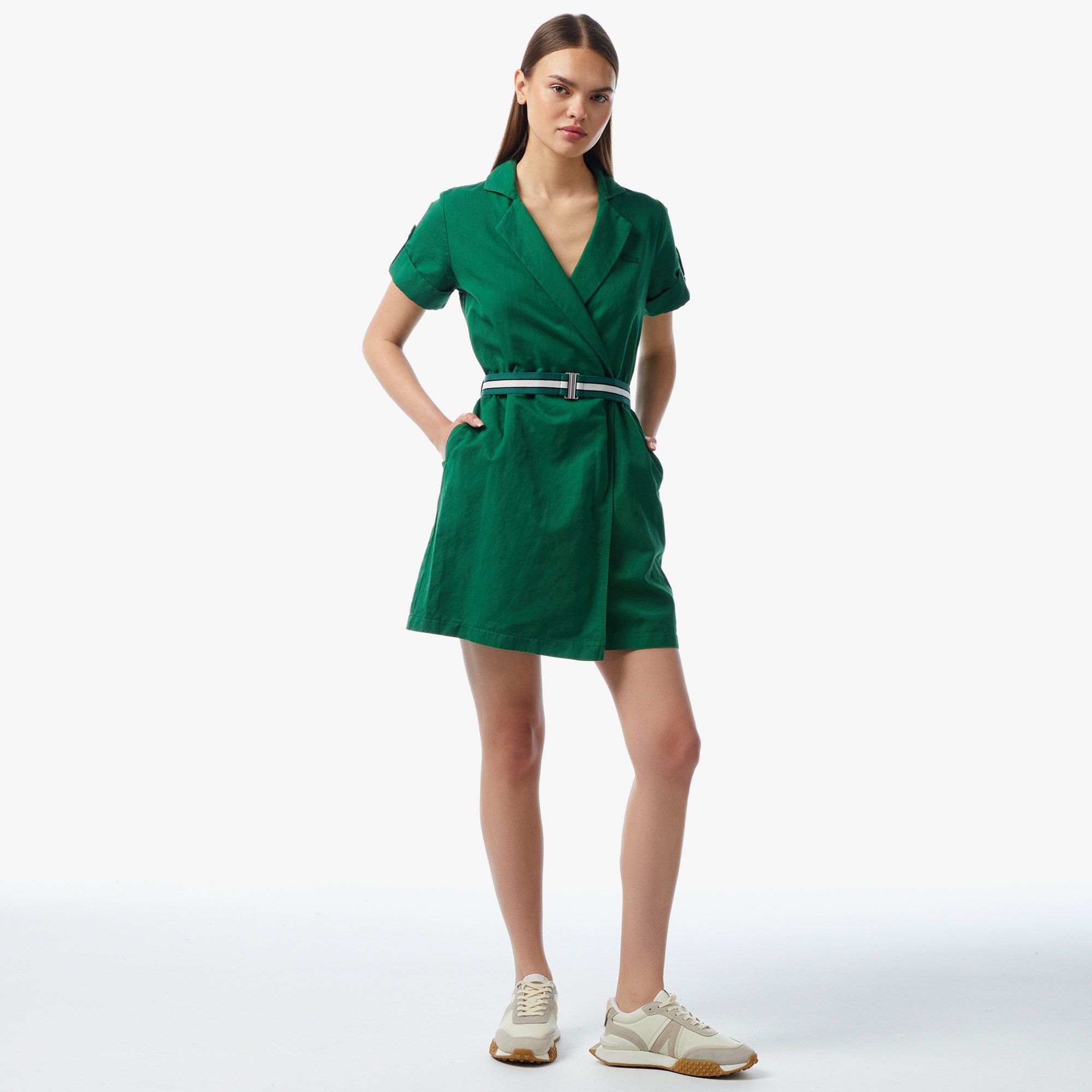 Lacoste Kadın Yeşil Elbise