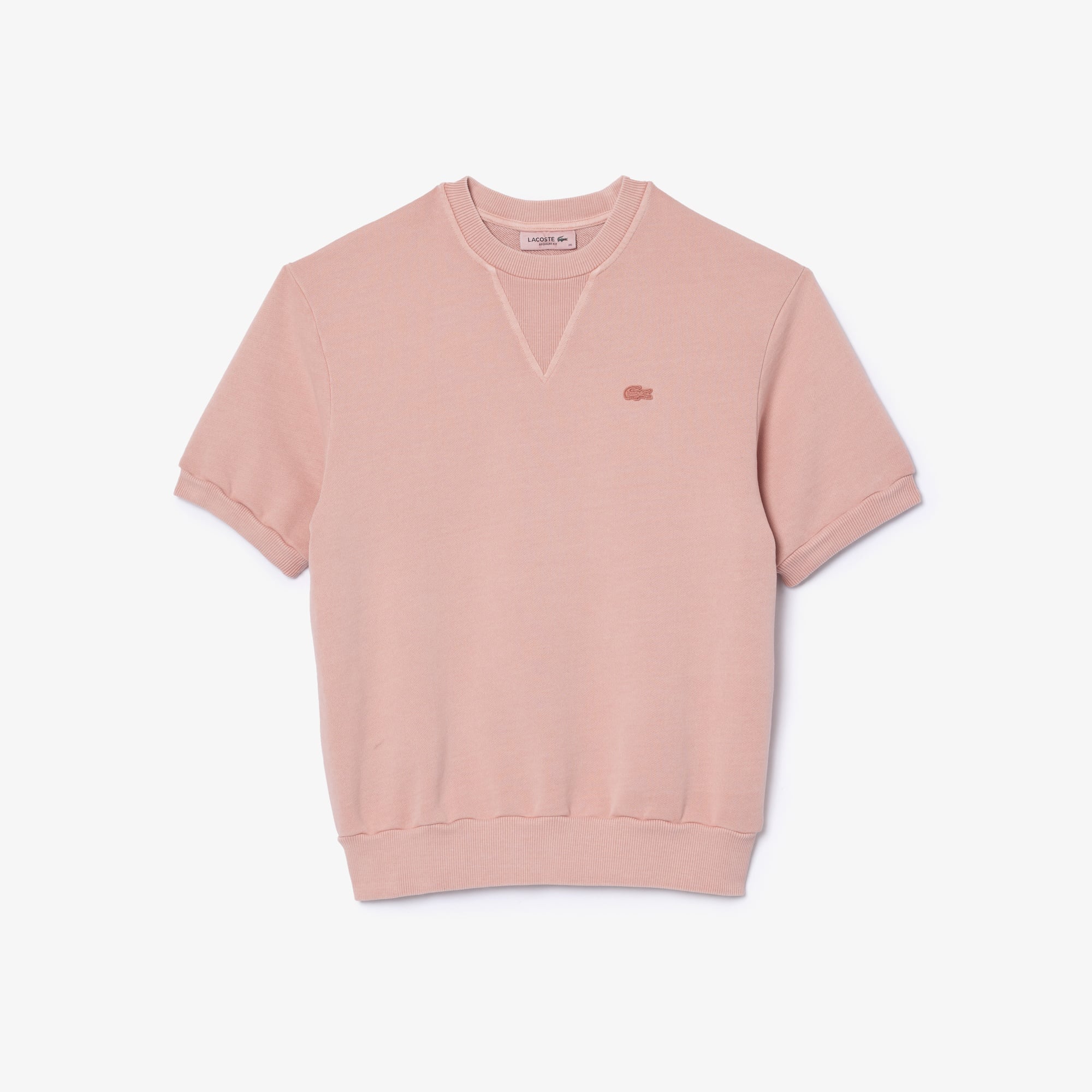 Lacoste Kadın Regular Fit Bisiklet Yaka Pembe T-Shirt