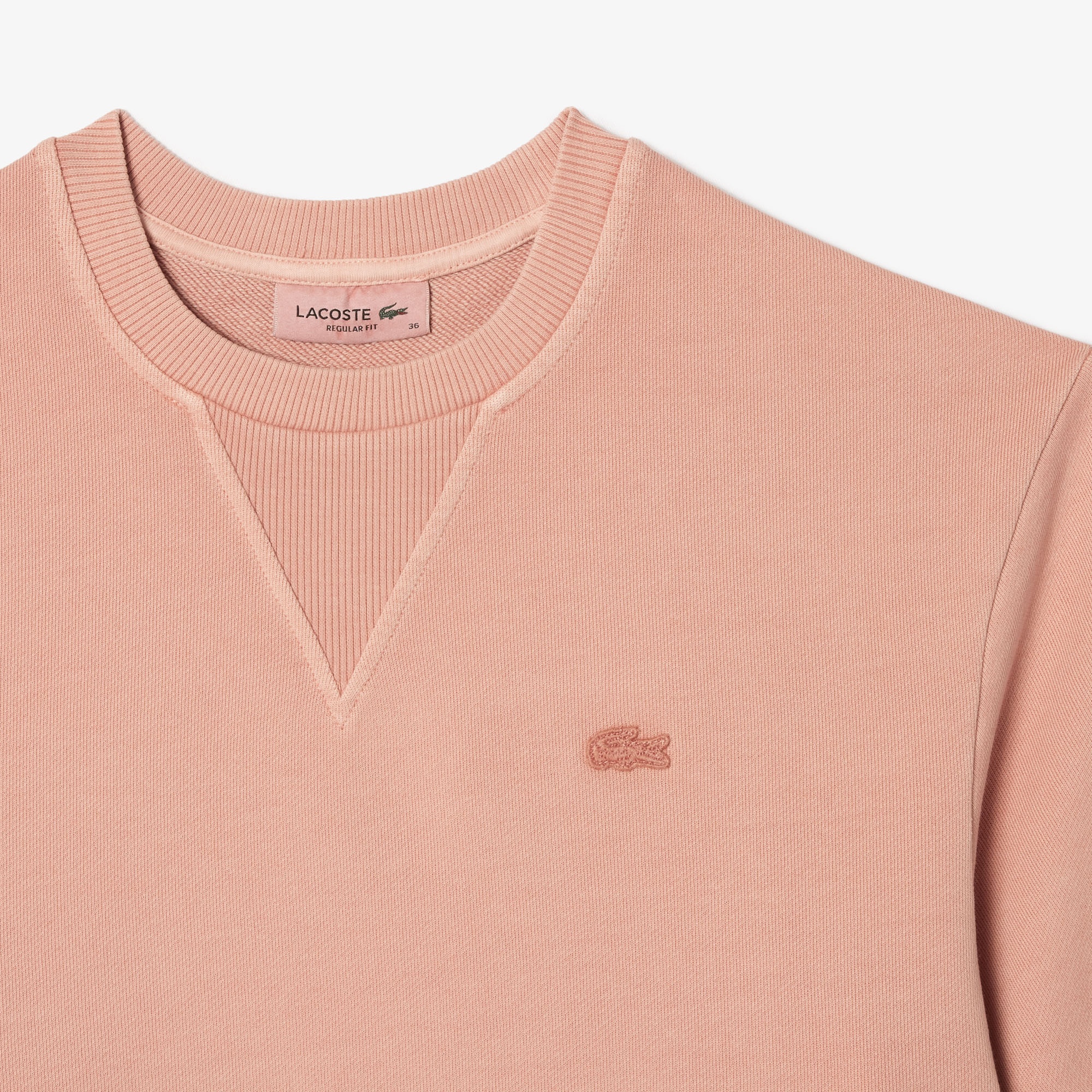 Lacoste Kadın Regular Fit Bisiklet Yaka Pembe T-Shirt
