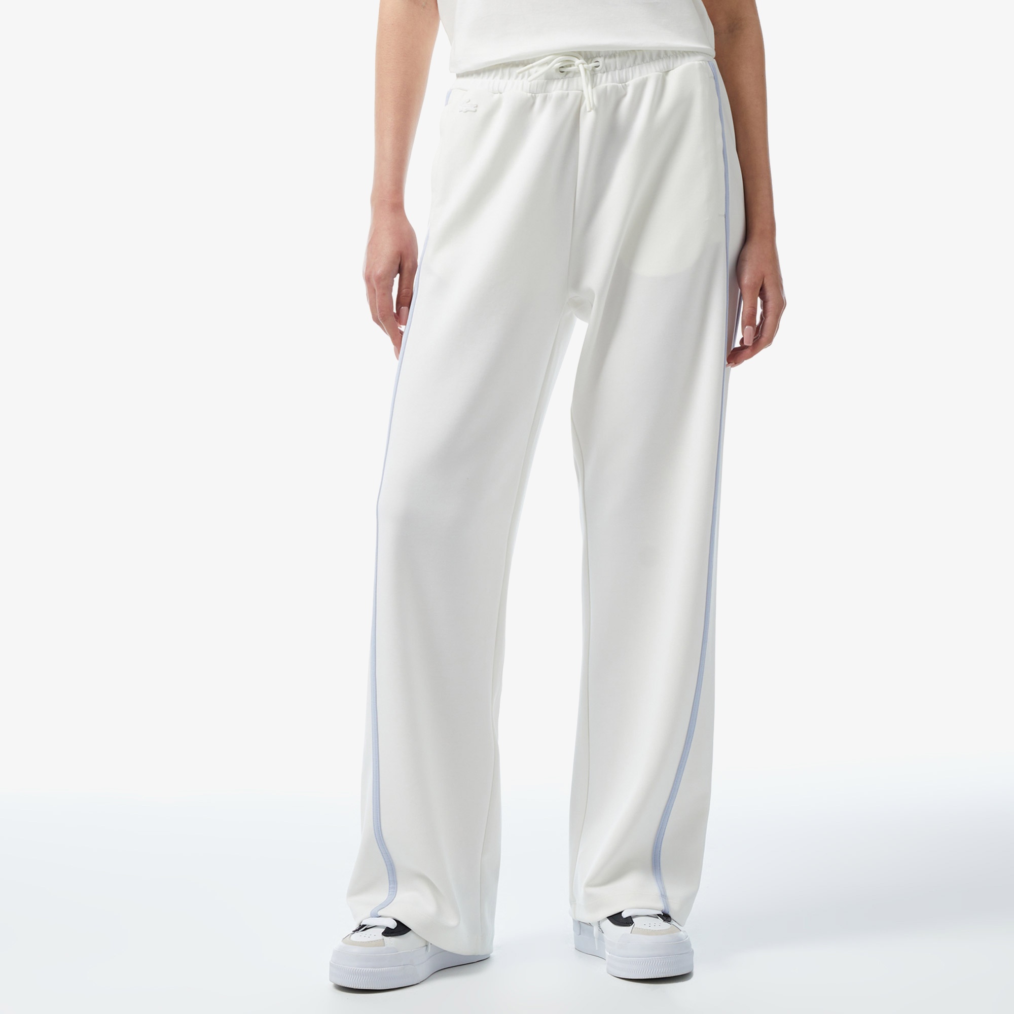 Lacoste Kadın Flare Fit Beyaz Eşofman Altı