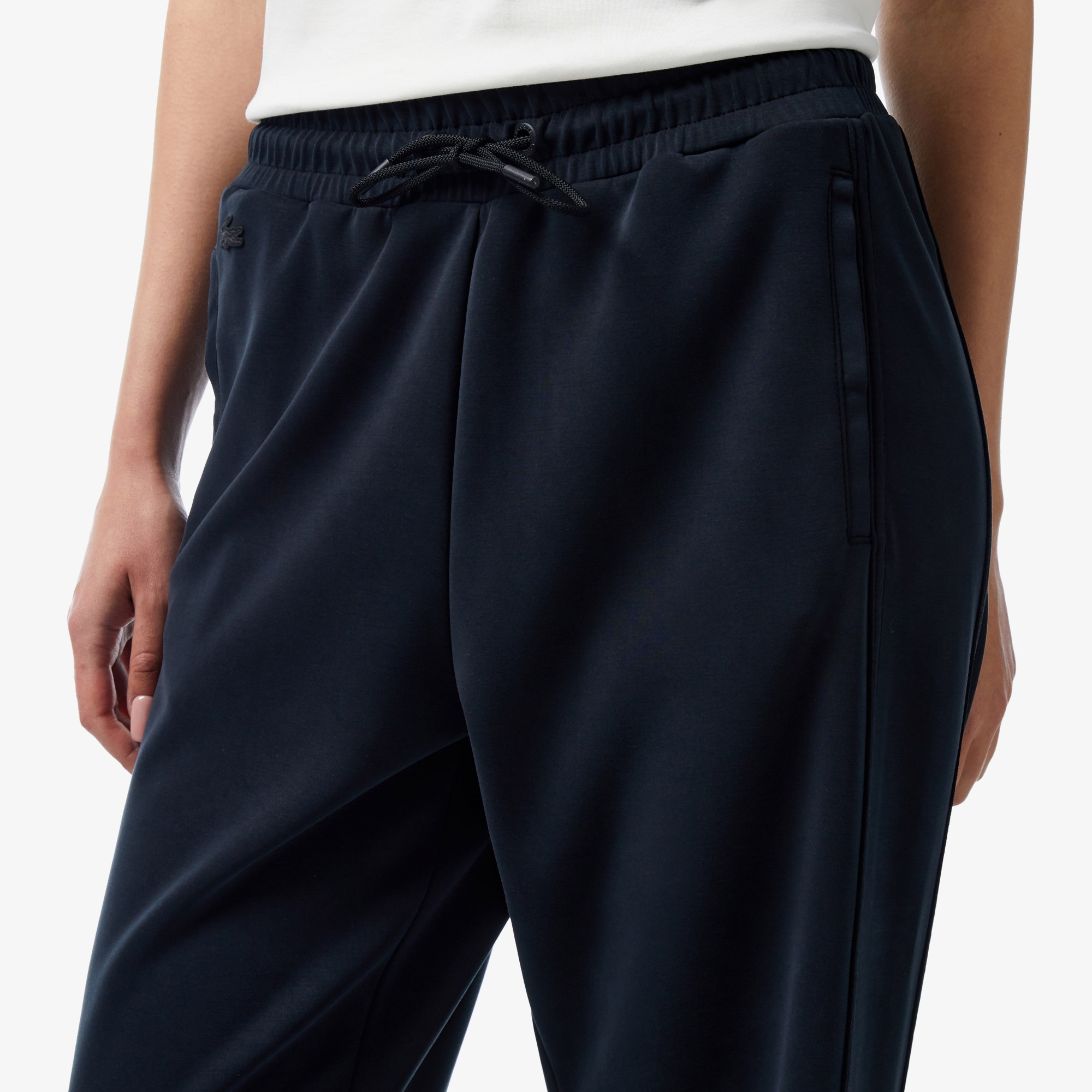 Lacoste Kadın Flare Fit Siyah Eşofman Altı