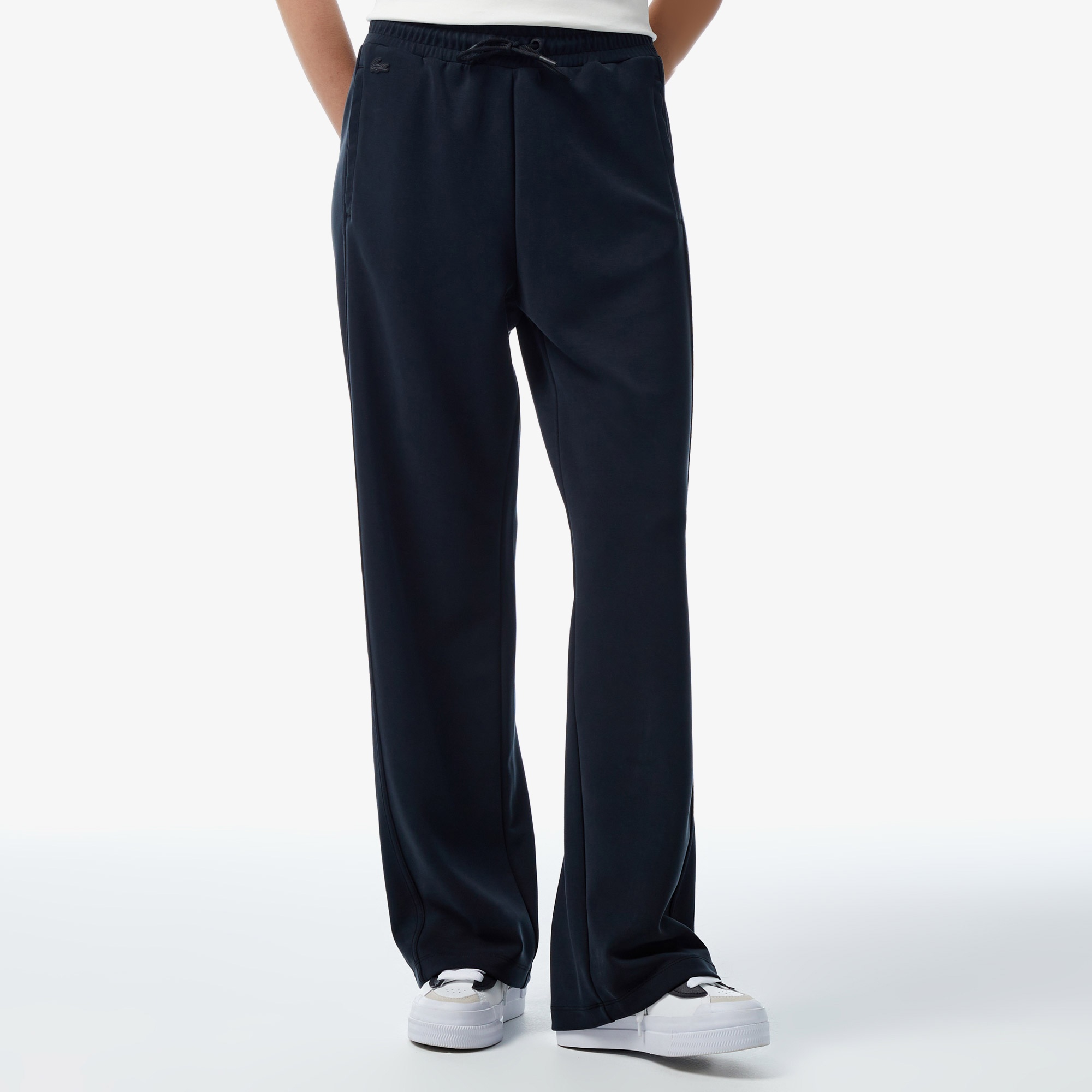 Lacoste Kadın Flare Fit Siyah Eşofman Altı