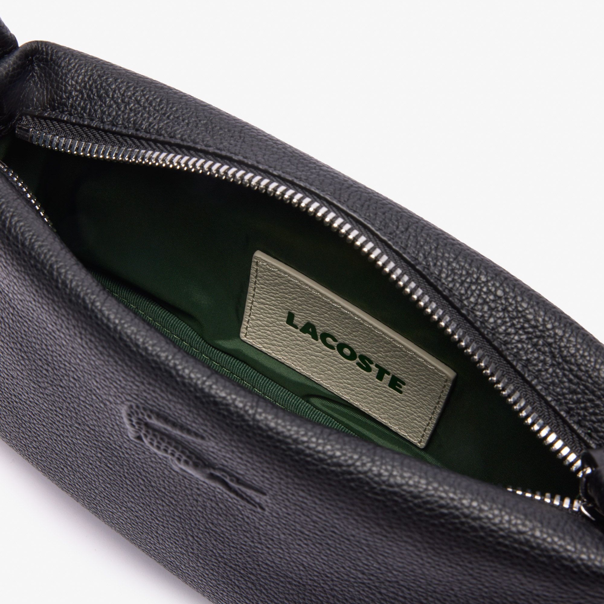 Lacoste Kadın Deri Siyah Omuz Çantası