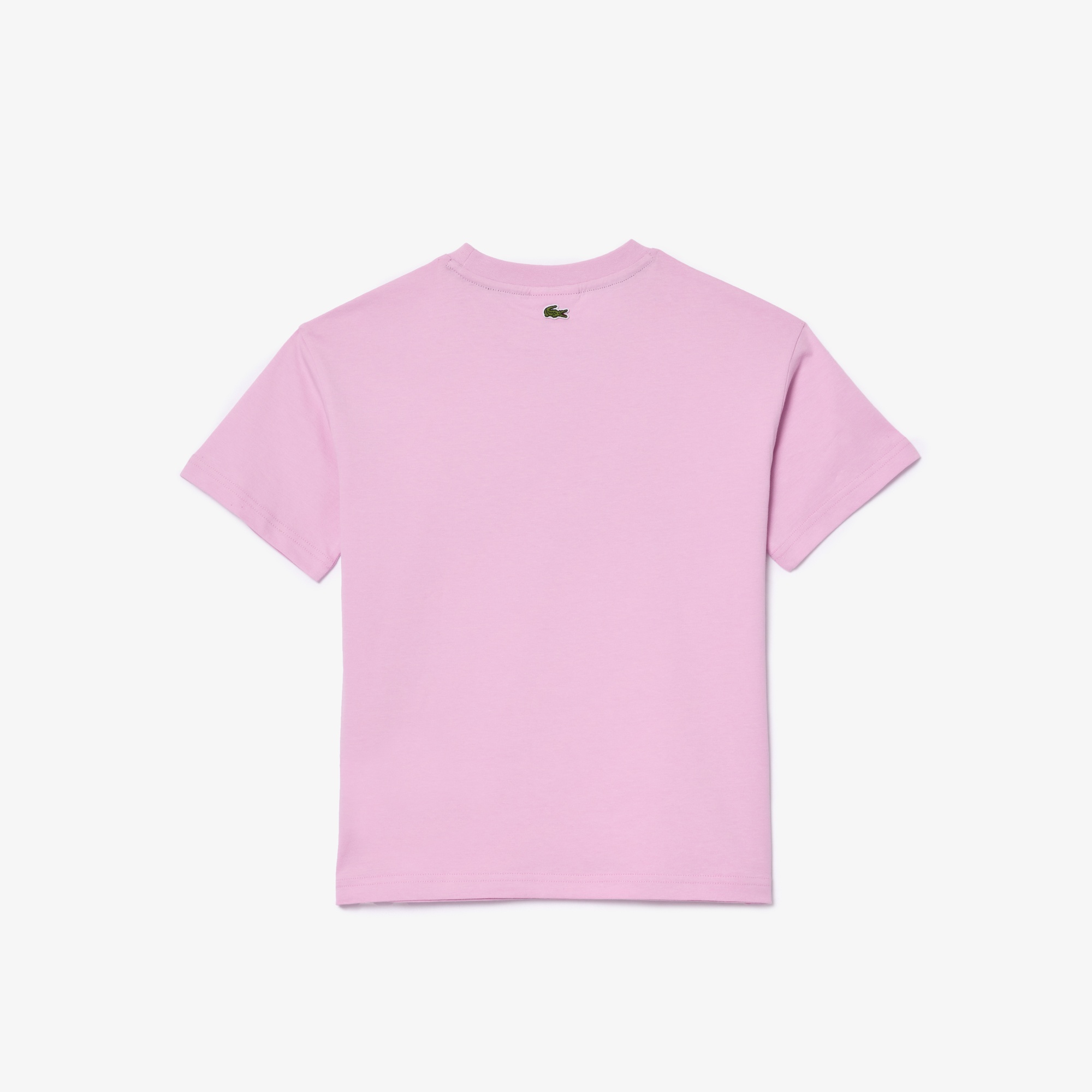 Lacoste Çocuk Baskılı Pembe T-shirt