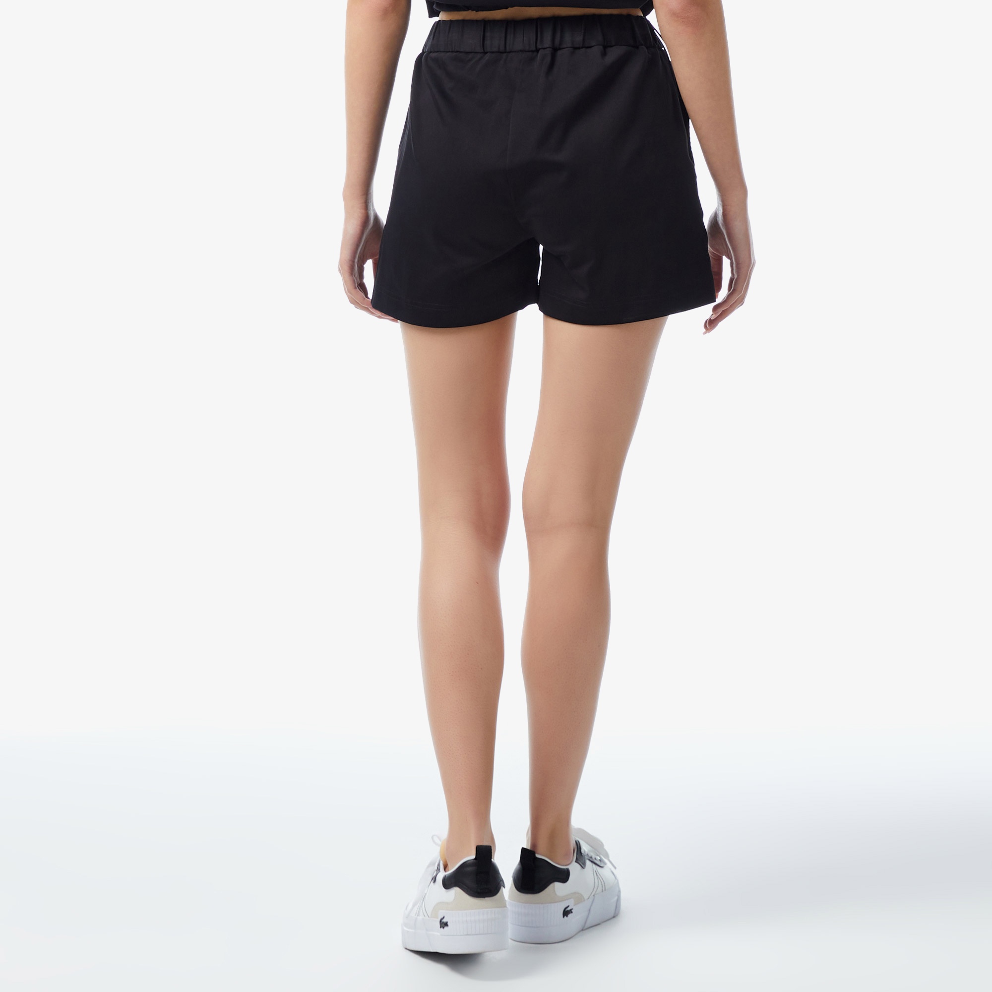 Lacoste Kadın Regular Fit Siyah Şort