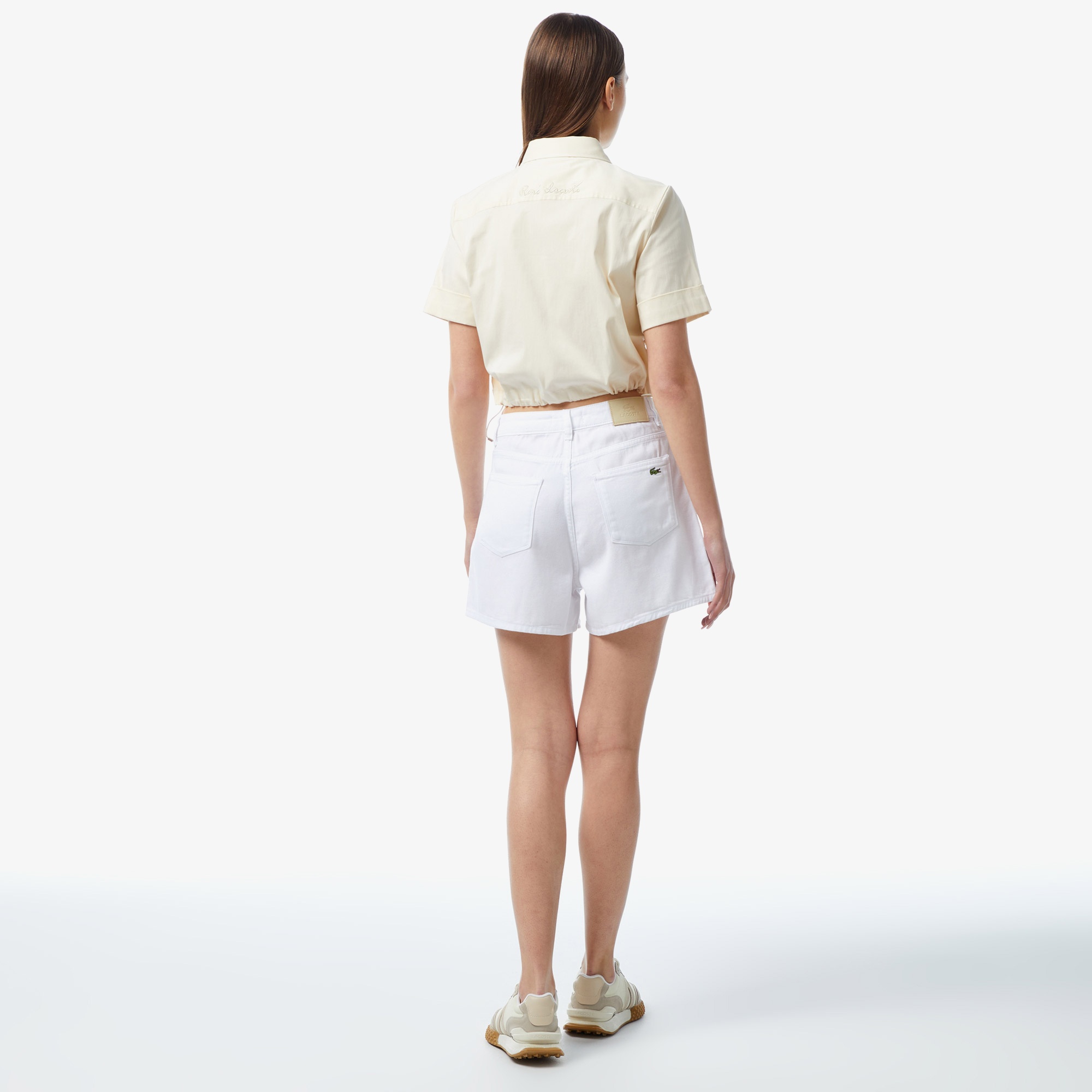 Lacoste Kadın Beyaz Şort