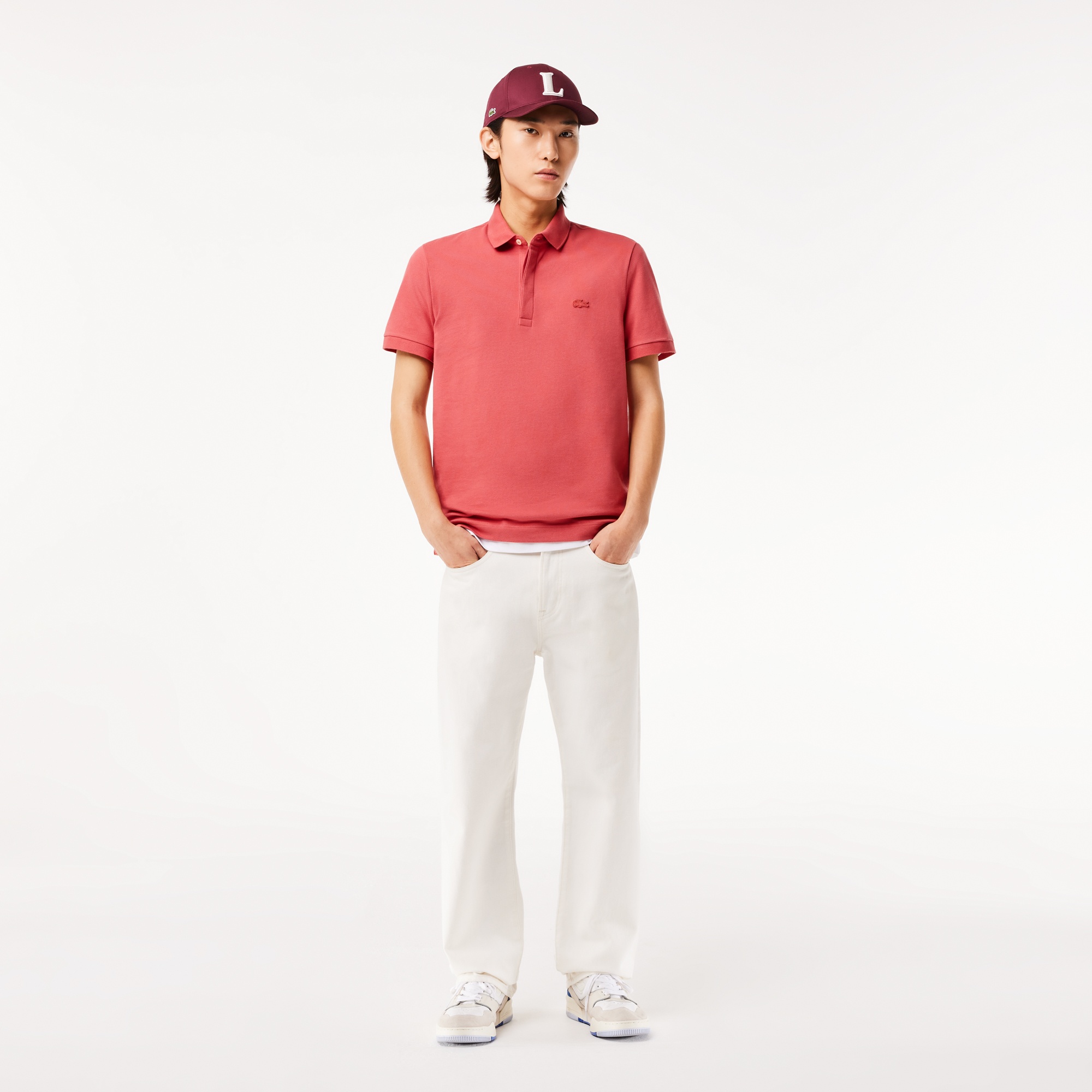 Lacoste Erkek Regular Fit Paris Pembe Polo