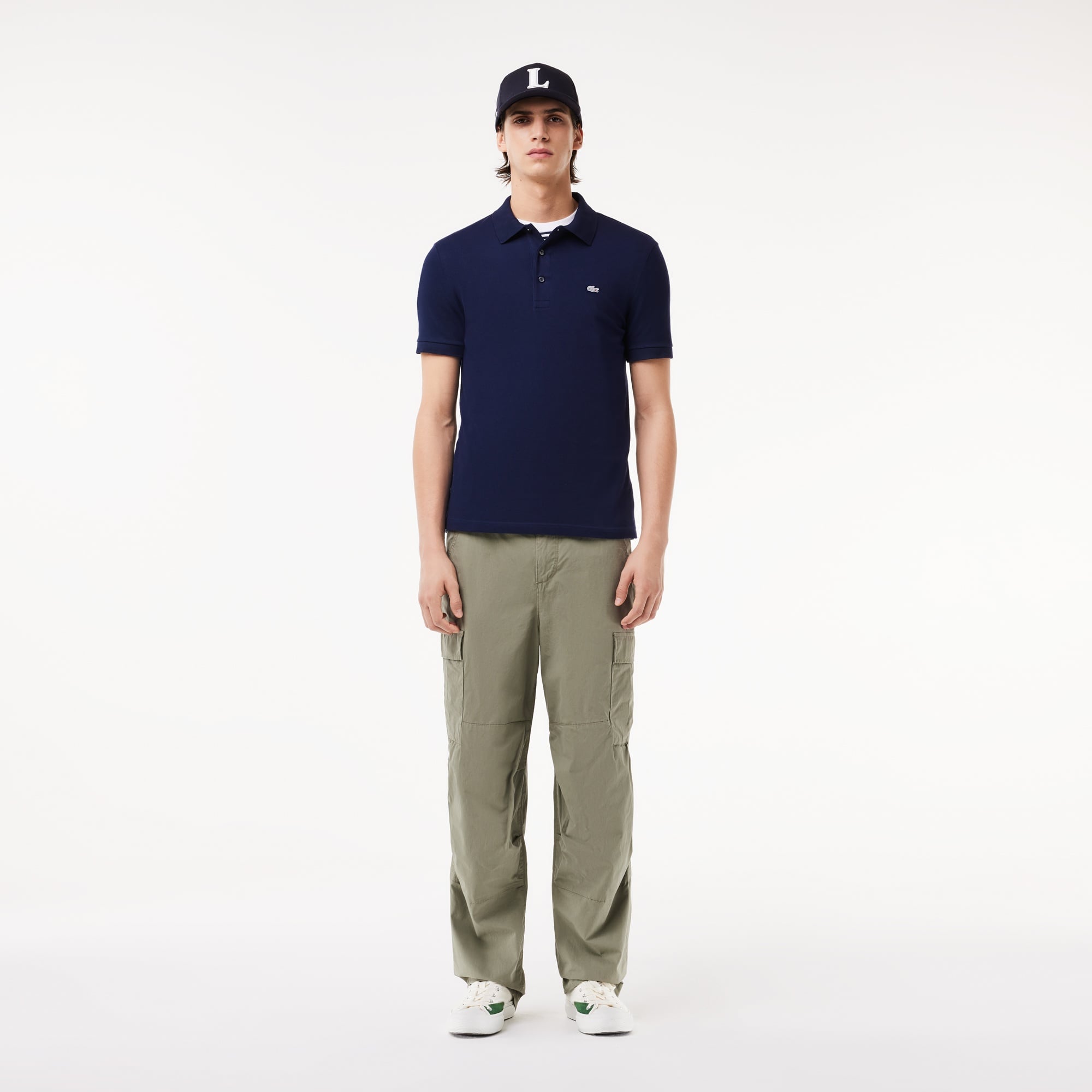 Lacoste Erkek Slim Fit Lacivert Polo