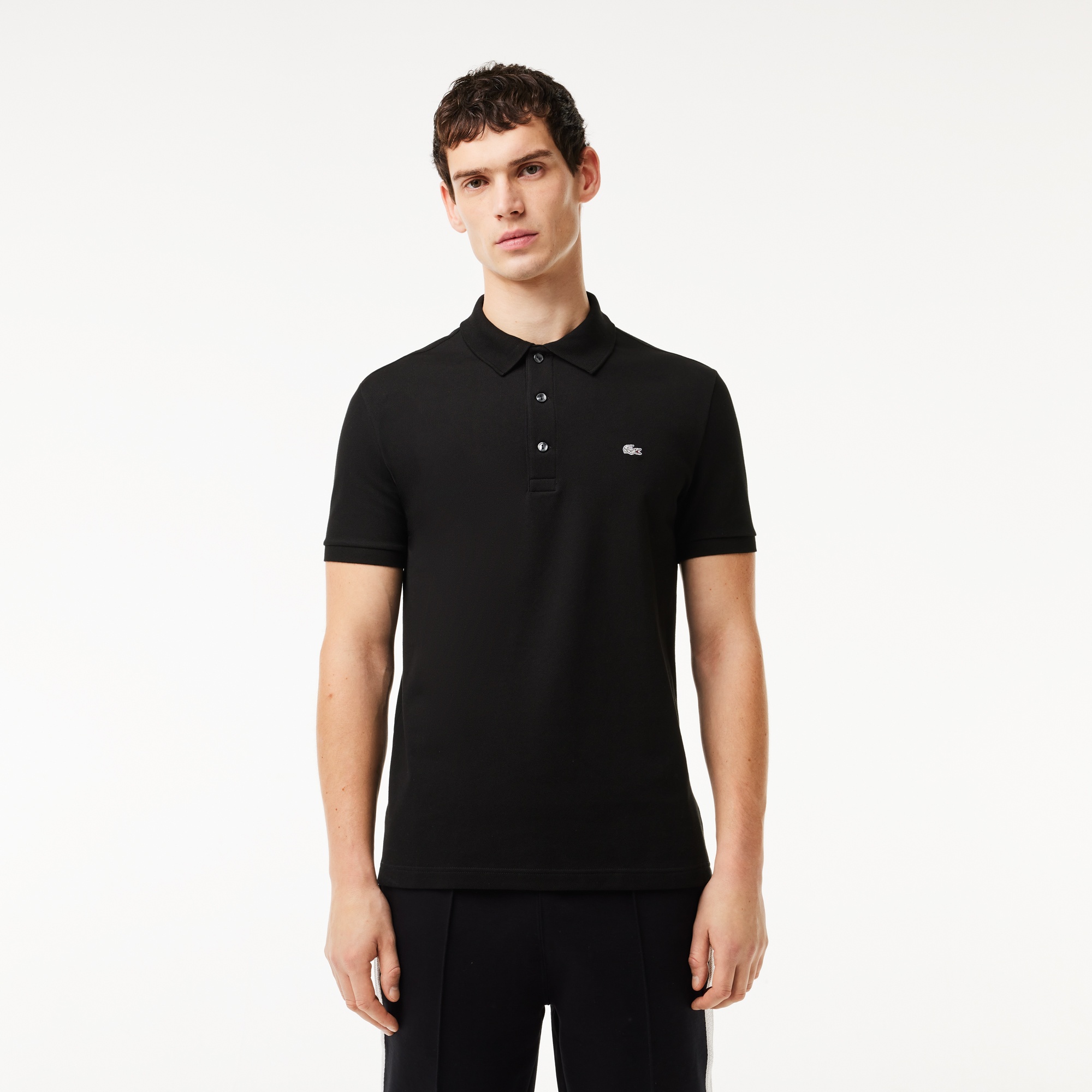 Lacoste Erkek Slim Fit Siyah Polo