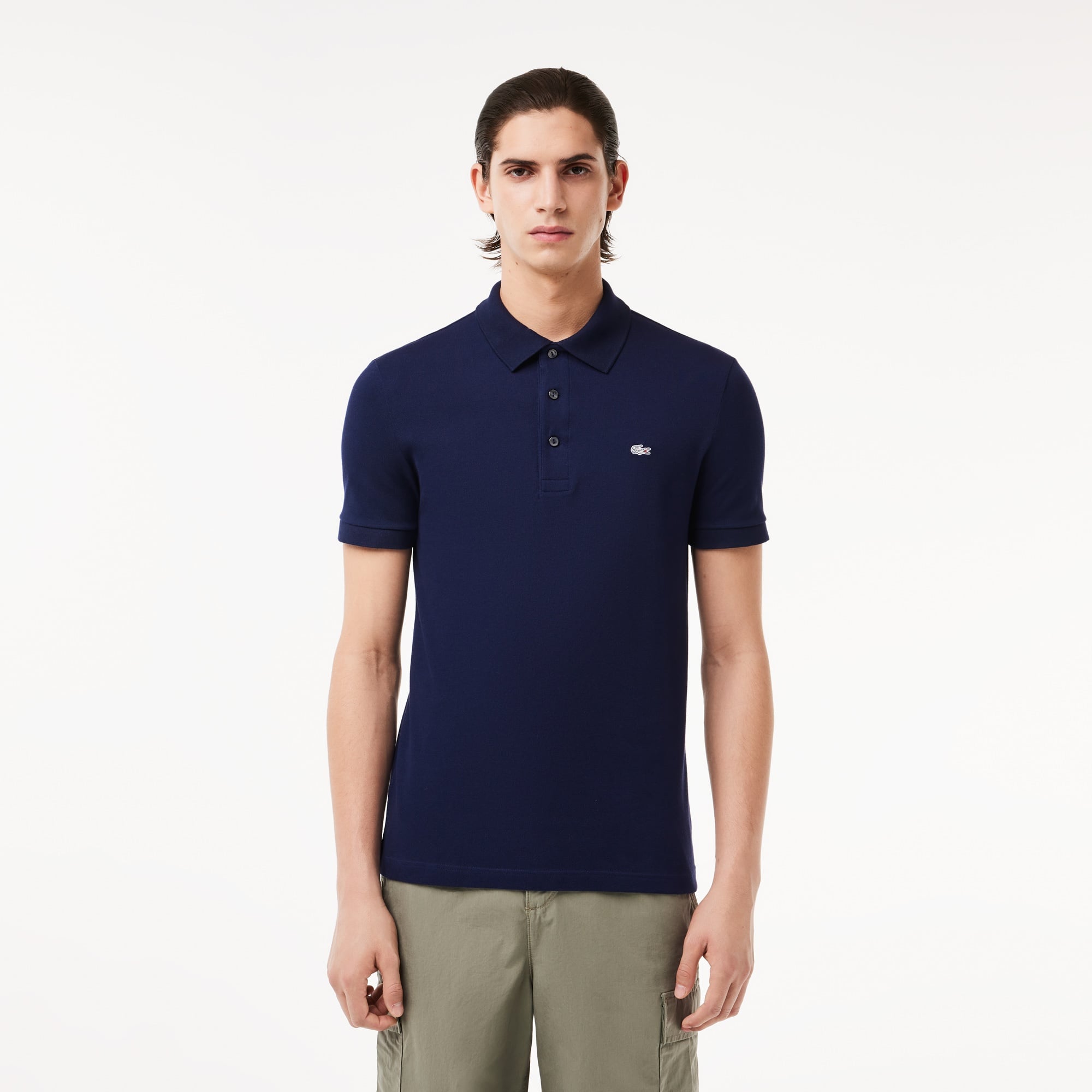 Lacoste Erkek Slim Fit Lacivert Polo