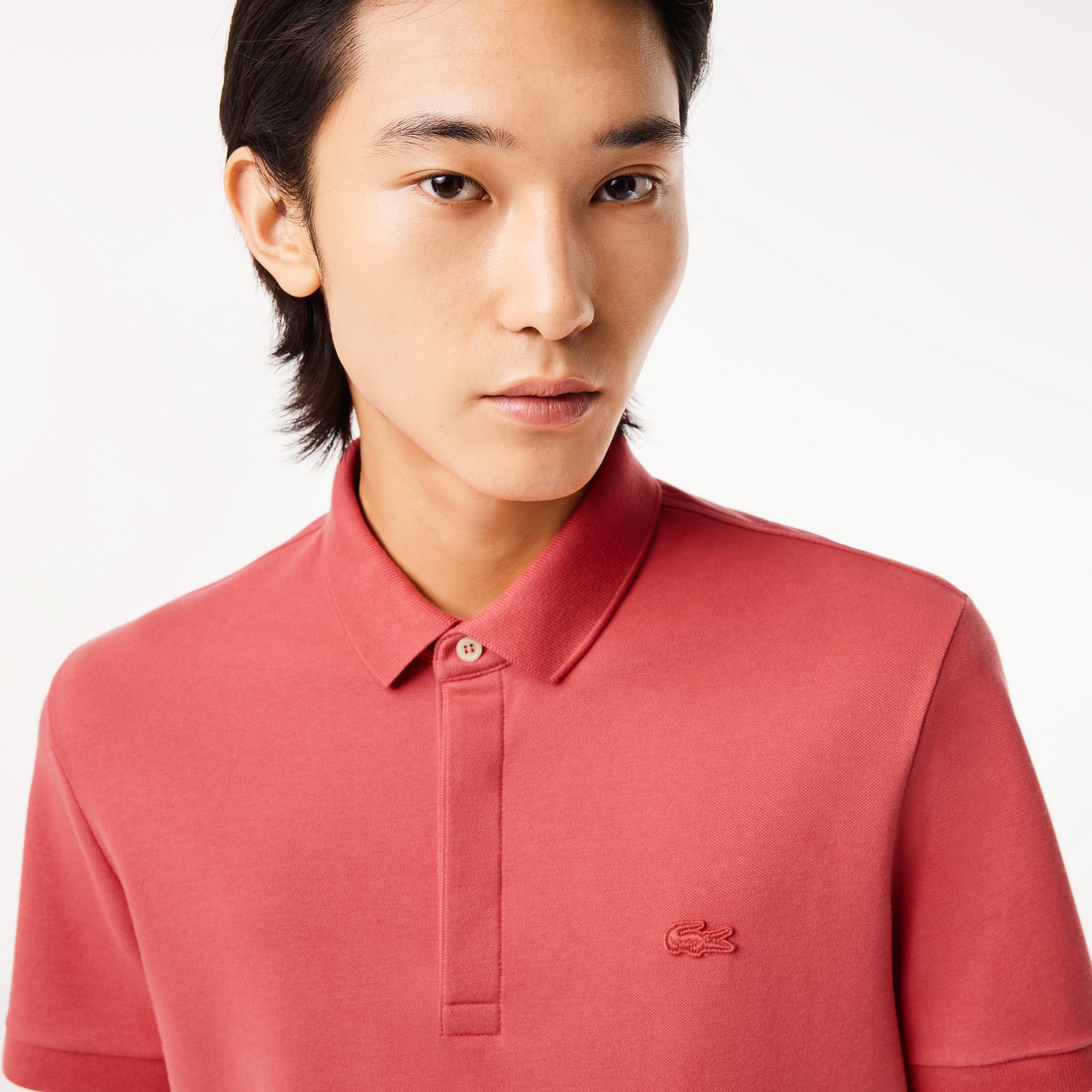 Lacoste Erkek Regular Fit Paris Pembe Polo