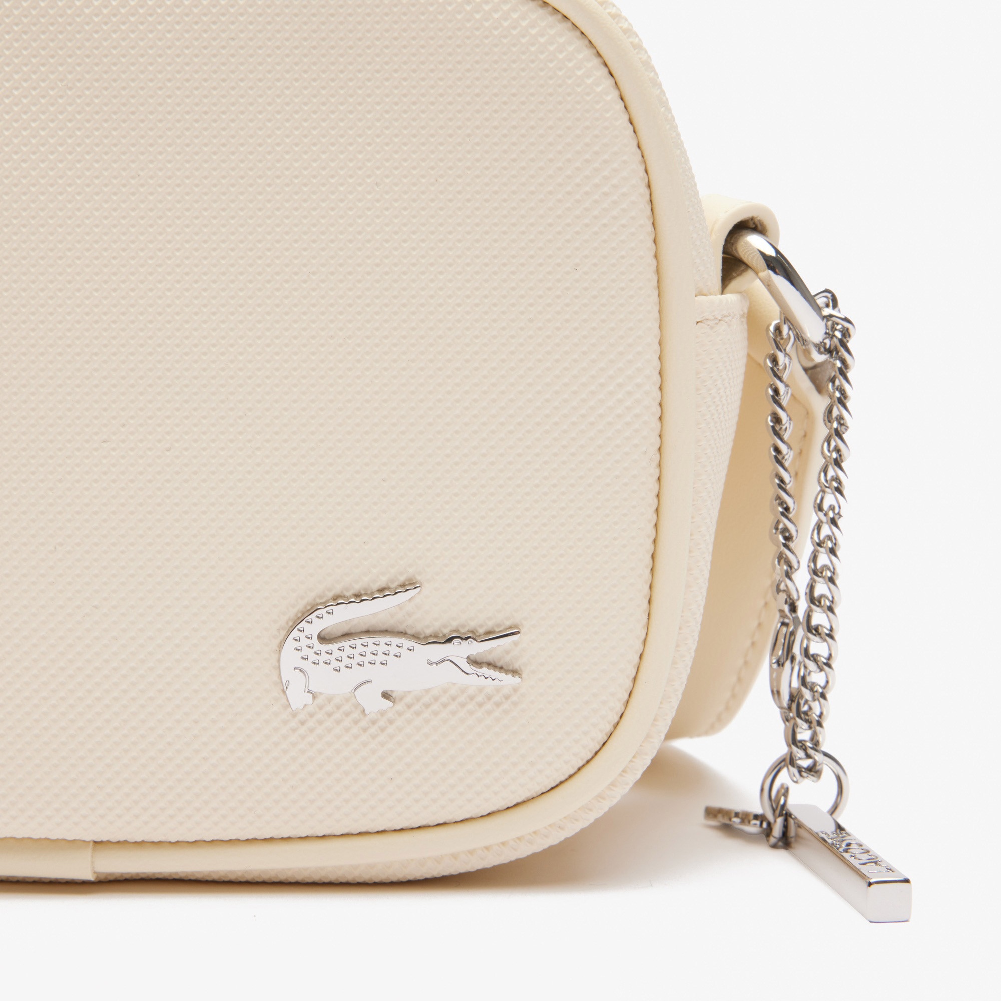 Lacoste Kadın Monogram Bej Postacı Çantası