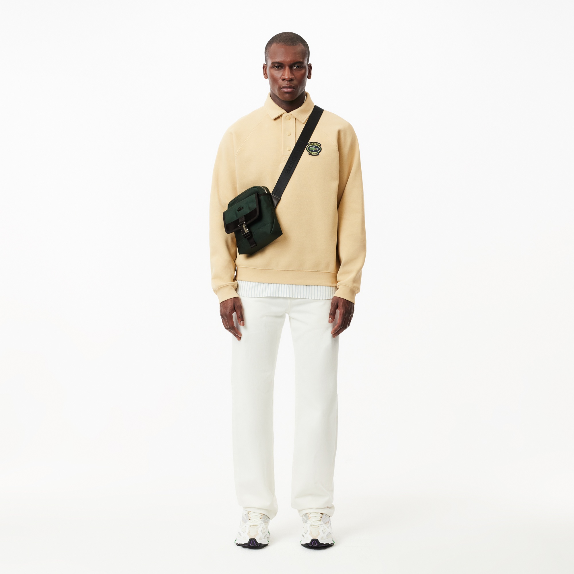 Lacoste Erkek Koyu Yeşil Kamera Çantası