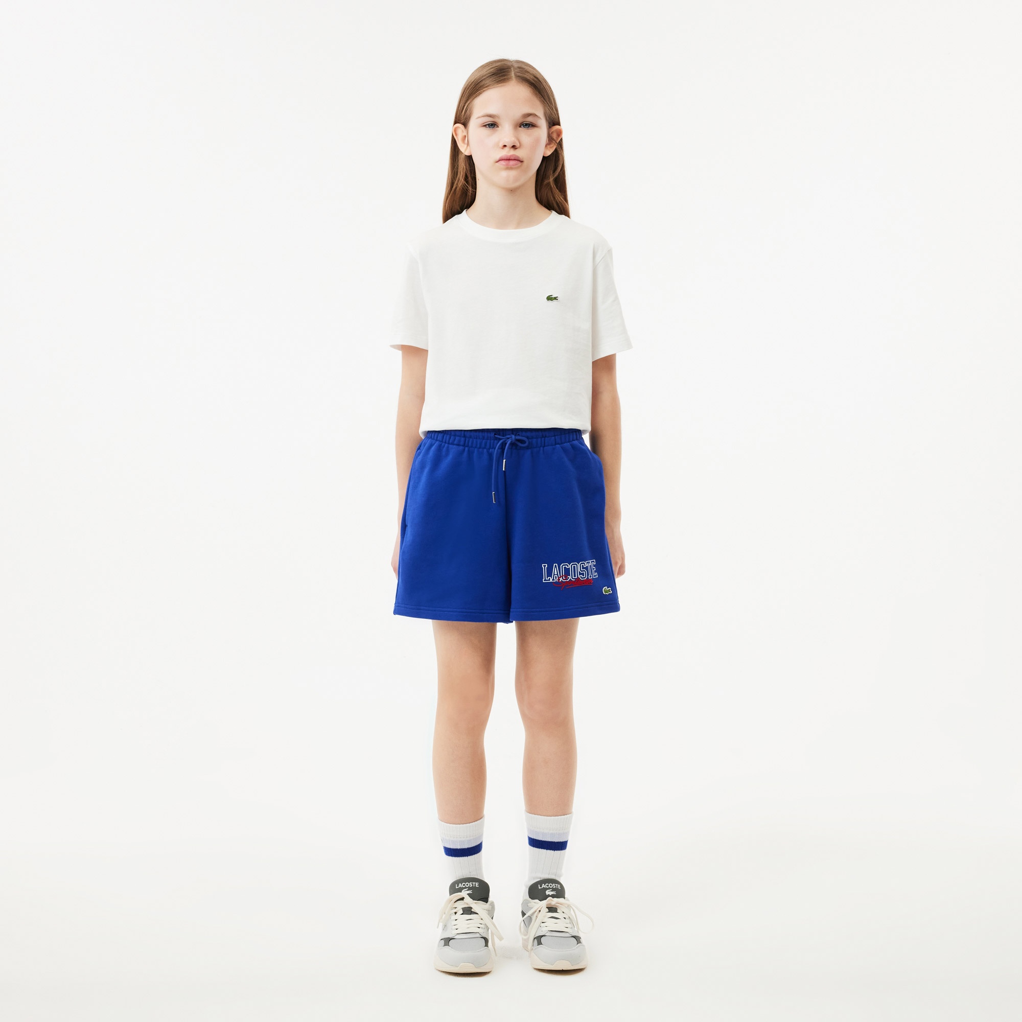 Lacoste Kız Çocuk Lacivert Şort