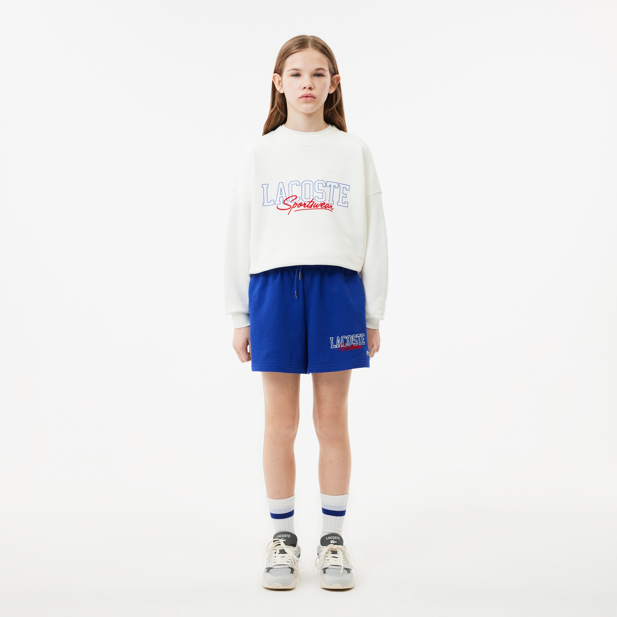 Lacoste Kız Çocuk Lacivert Şort