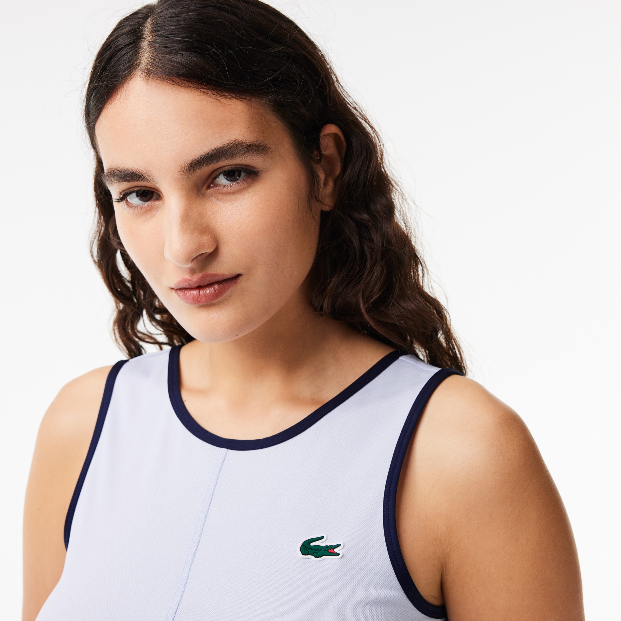 Lacoste Kadın Slim Fit Açık Mavi Elbise