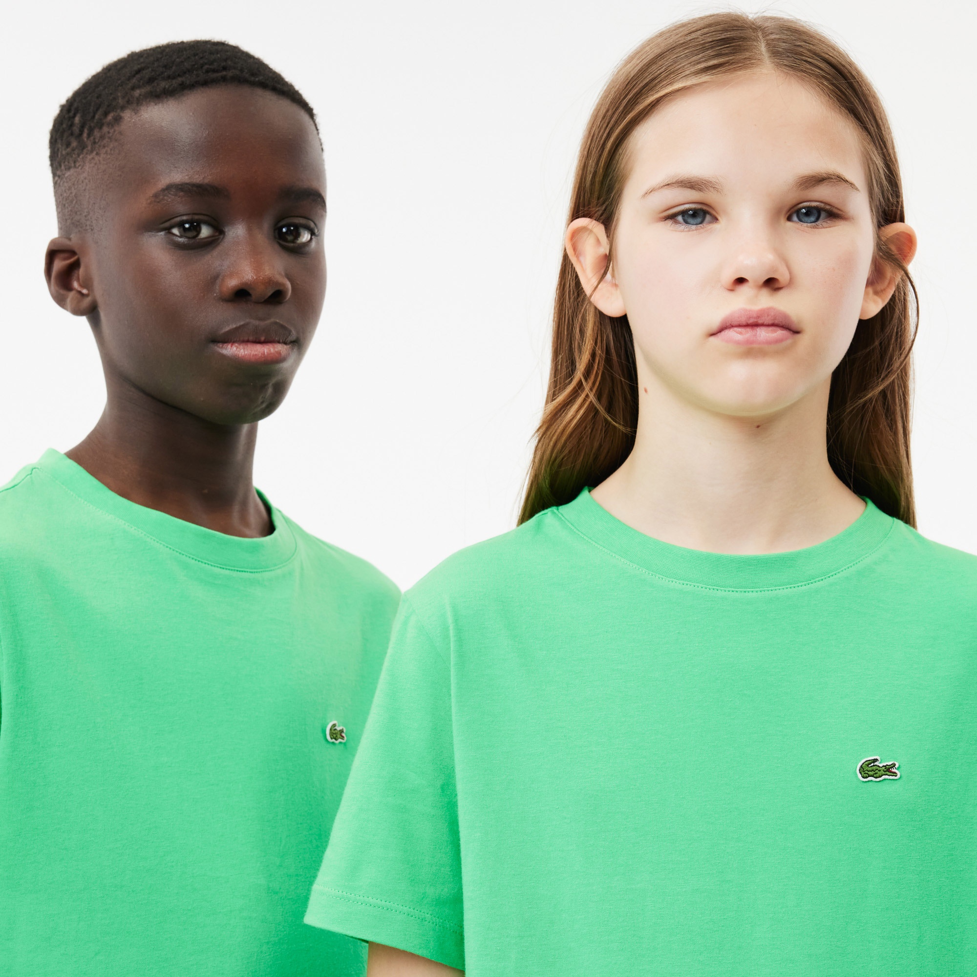 Lacoste Çocuk Bisiklet Yaka Yeşil T-shirt