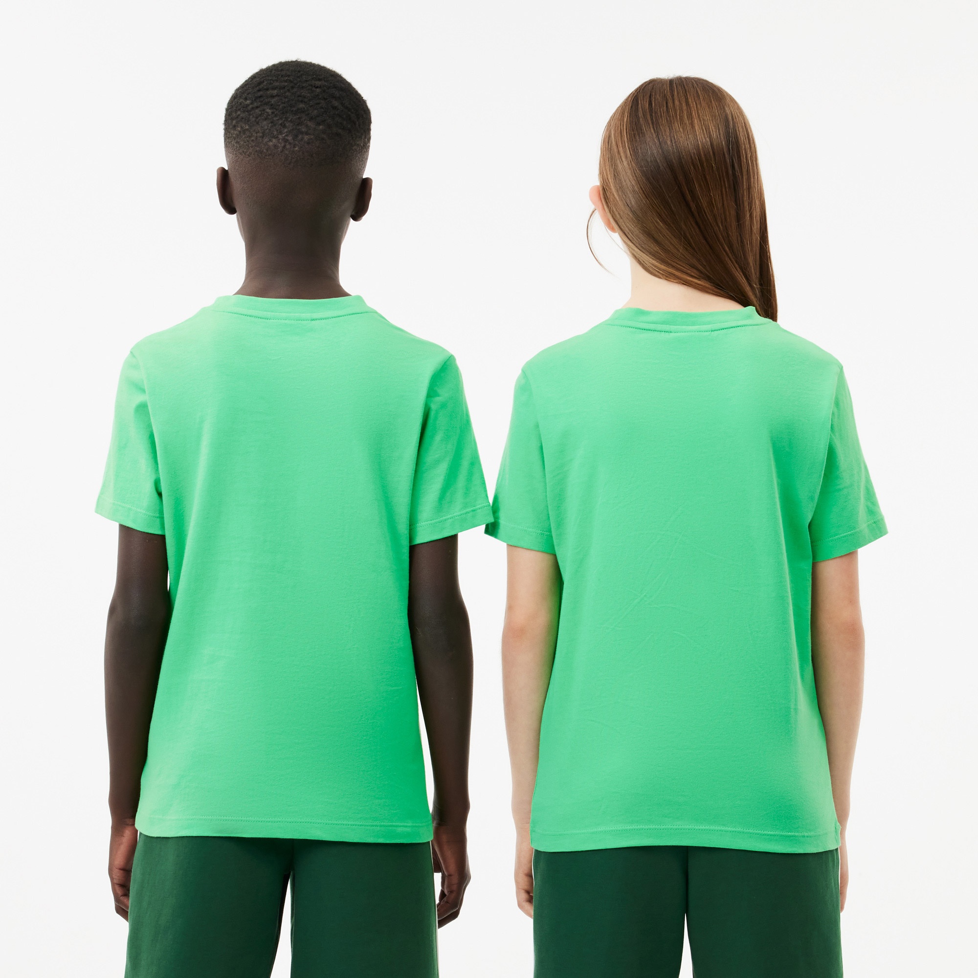 Lacoste Çocuk Bisiklet Yaka Yeşil T-shirt