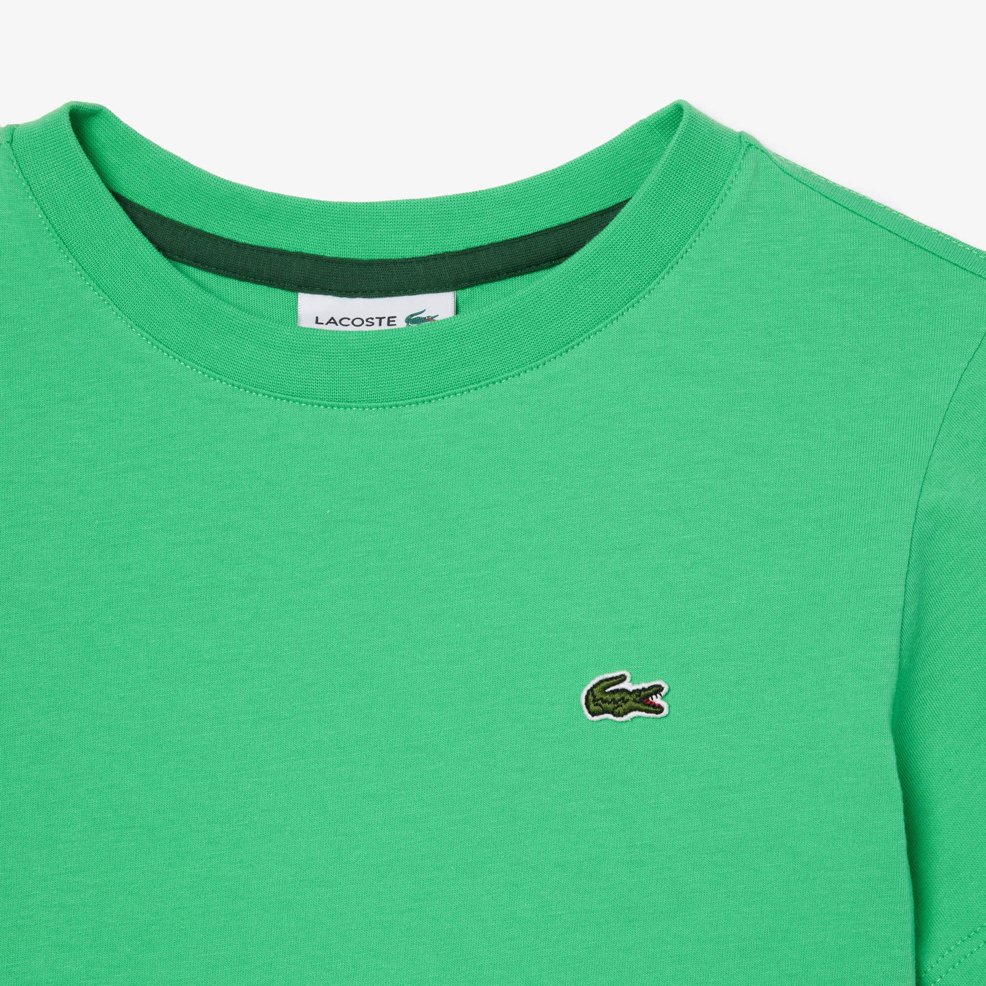 Lacoste Çocuk Bisiklet Yaka Yeşil T-shirt