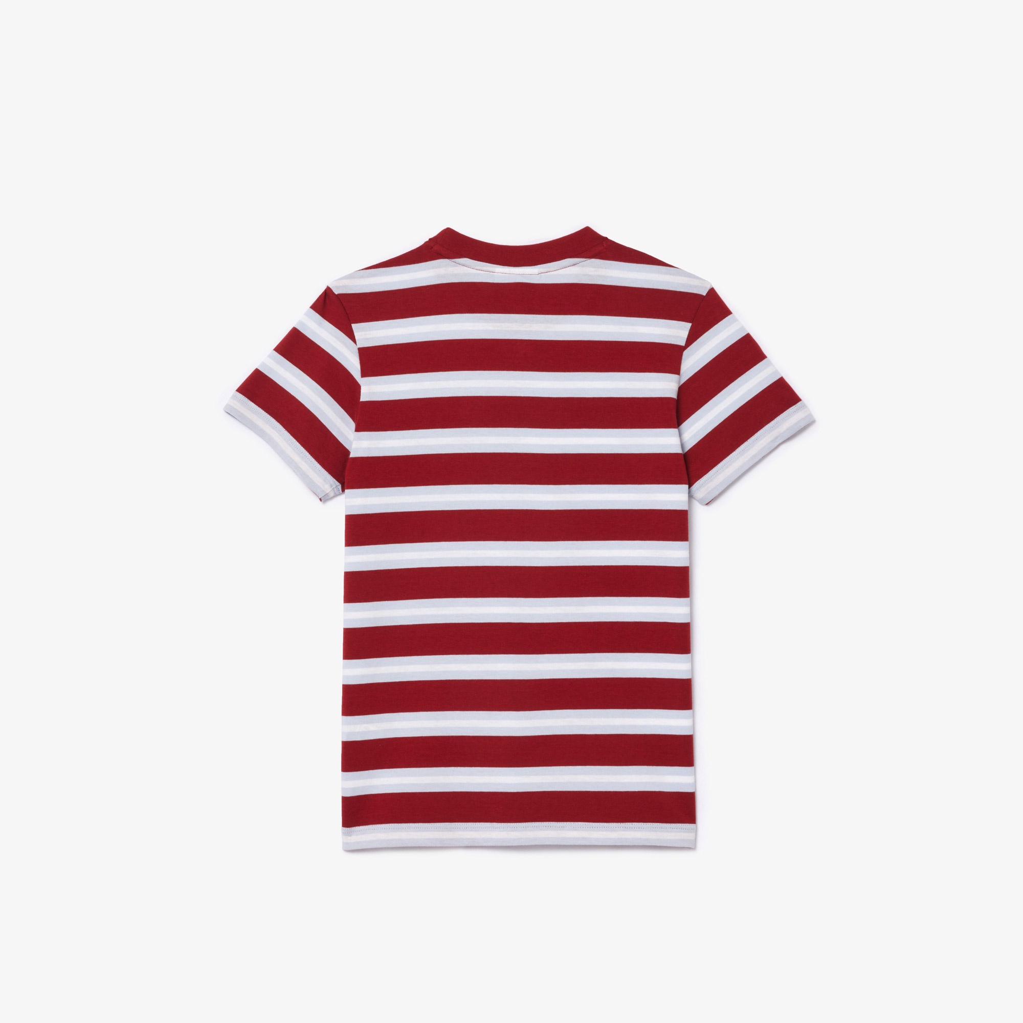 Çocuk Bisiklet Yaka Çizgili Kırmızı T-Shirt