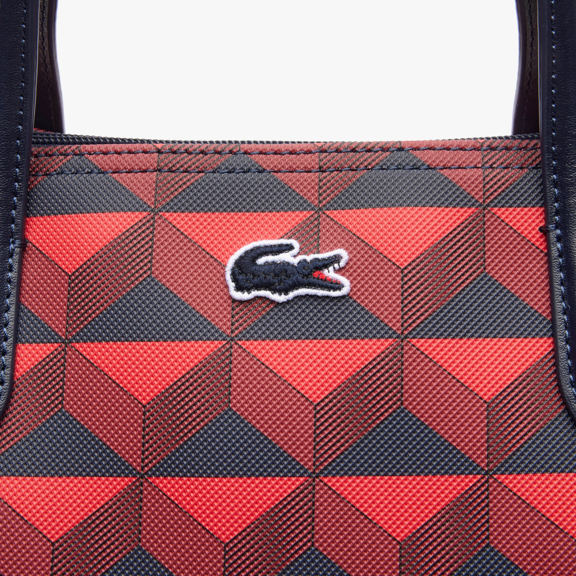 Lacoste Unisex Monogram Kırmızı Omuz Çantası